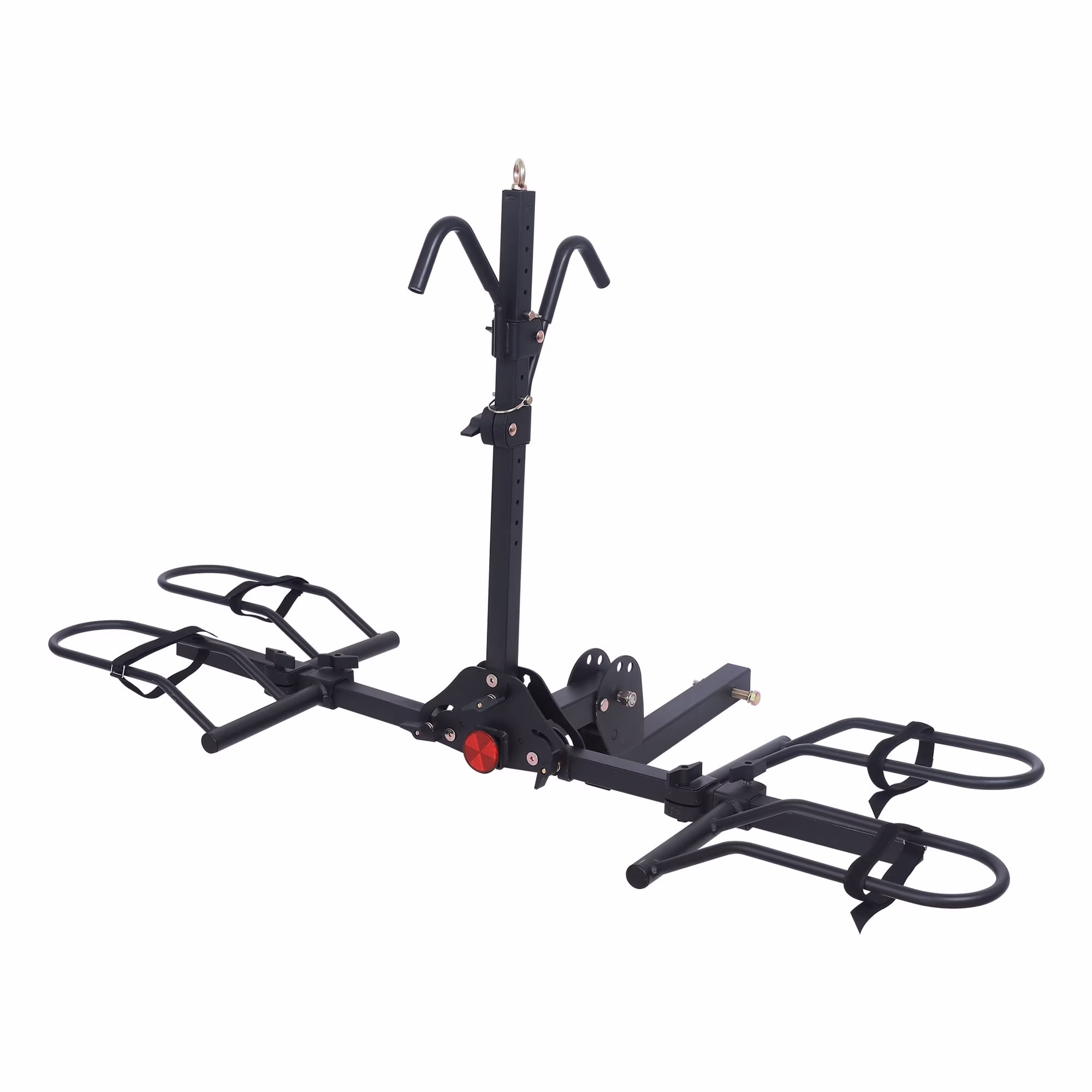 Young Electric Ebike Rack, 200 lb Capacity, Alloy Steel Hitch Mount, Fits 5 - Inch Fat Tire Bikes, 2 - Inch Receiver(2 Bike Rack/200lbs, Fits up to 58'' Wheelbase)