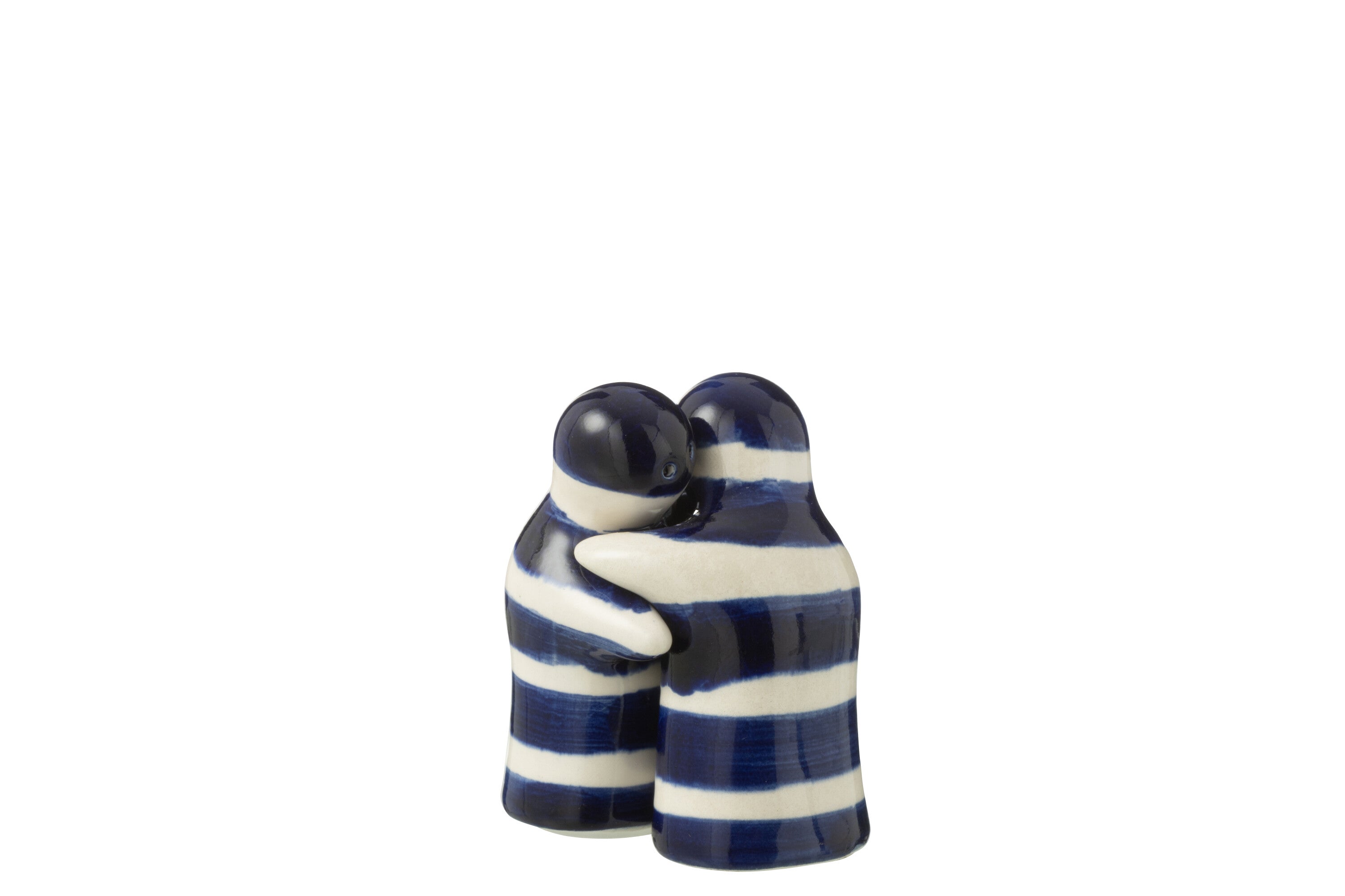J-Line peper- en zoutmolen set Granada Stripes - keramiek -