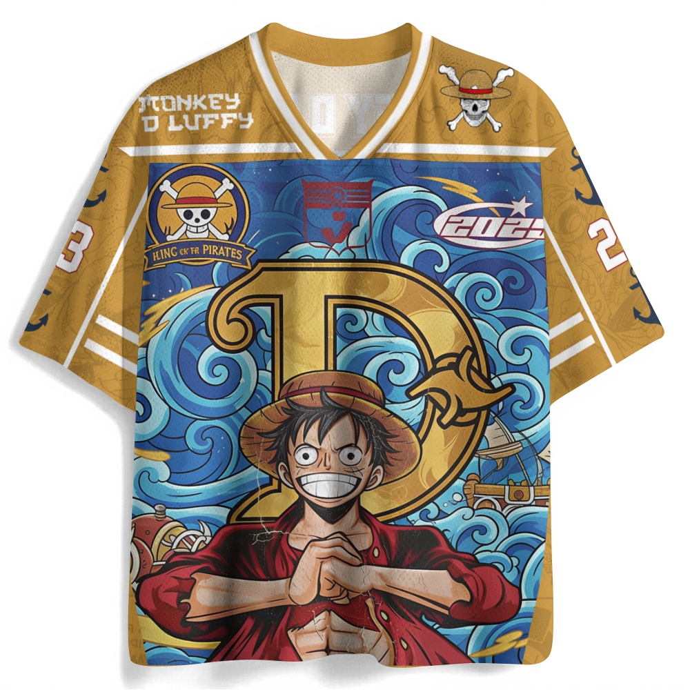 One Piece Anime Football Jersey