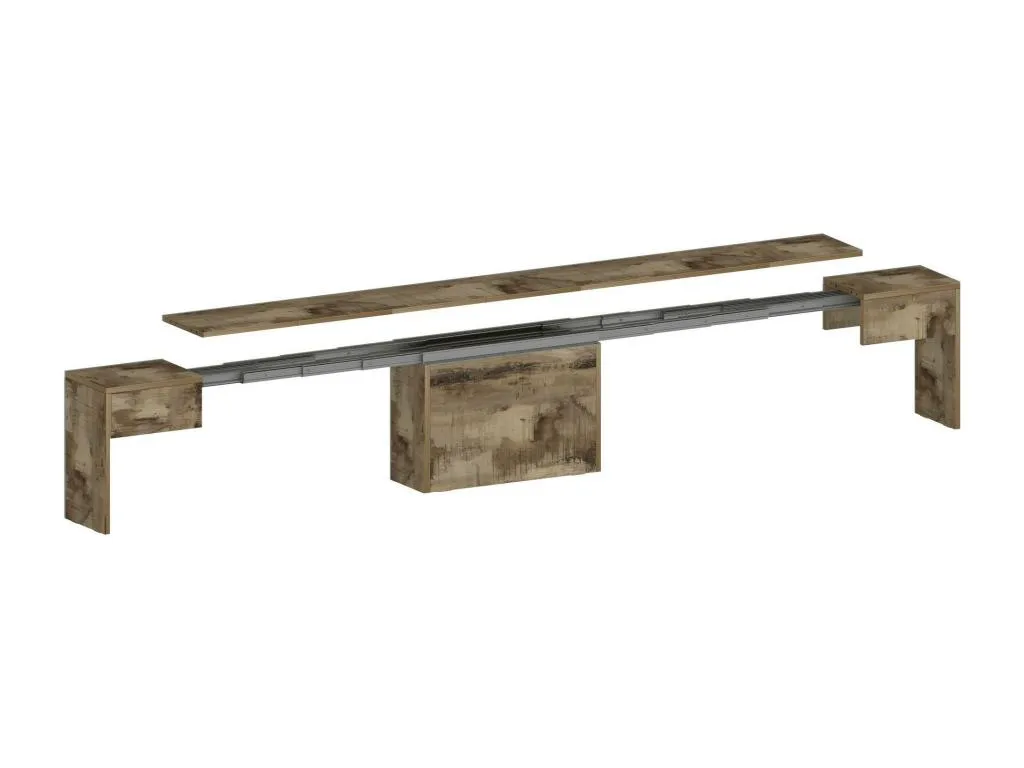 Banco Nidovia extensible para comedor 290x25x45 cm madera de arce kiu3583914