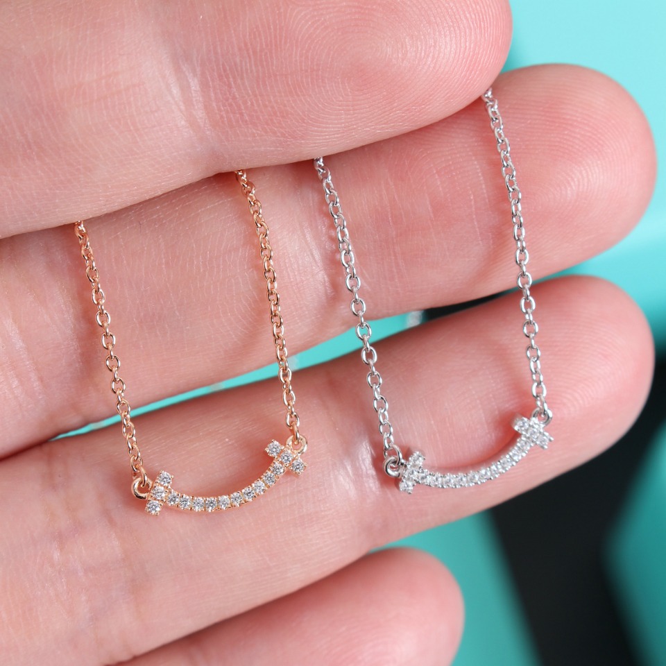Tiffany Mini Smile Pendant Necklace - Original Replica Club