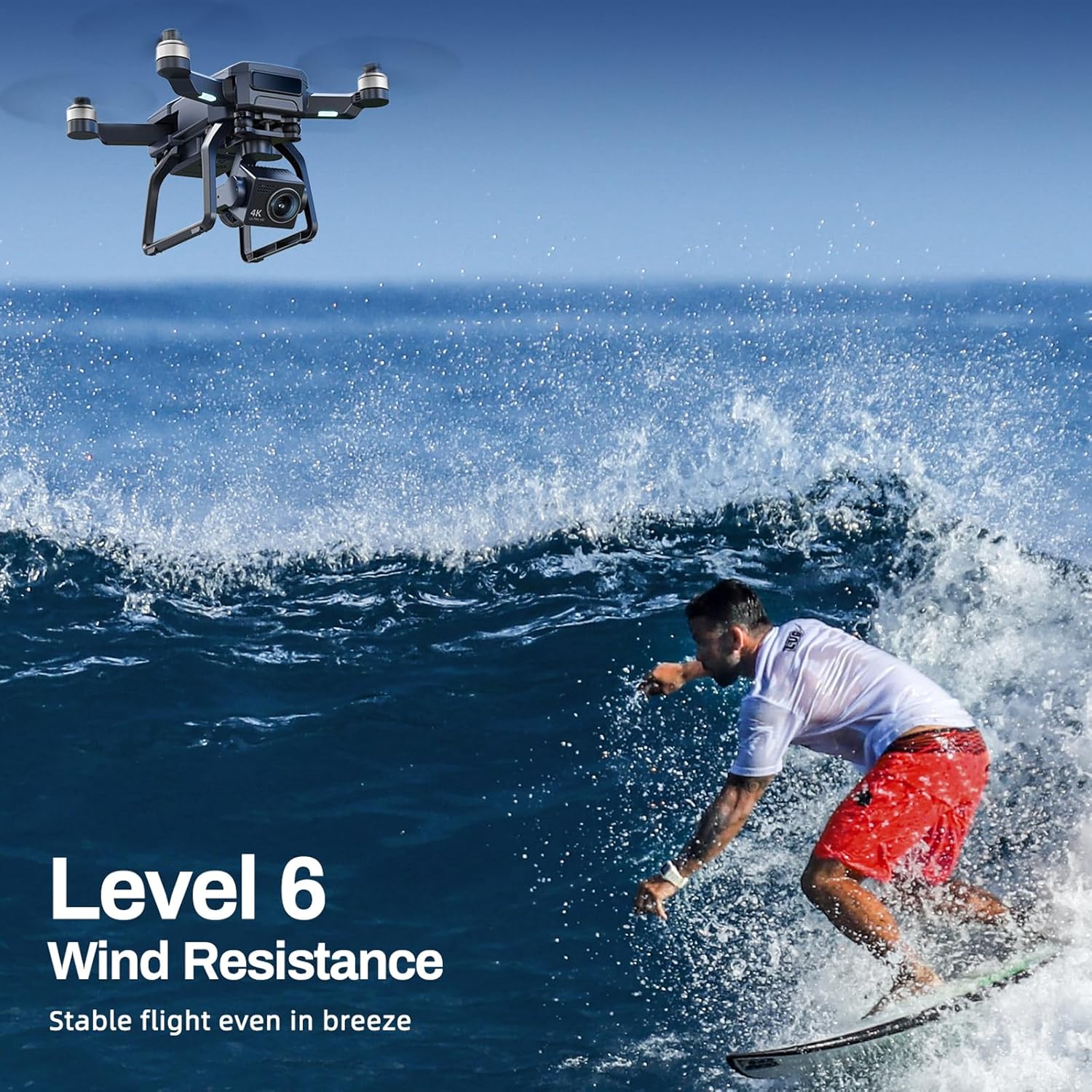 Adult-specific camera drone with 4K UHD aerial photography 3-axis gimbal 10000-foot control