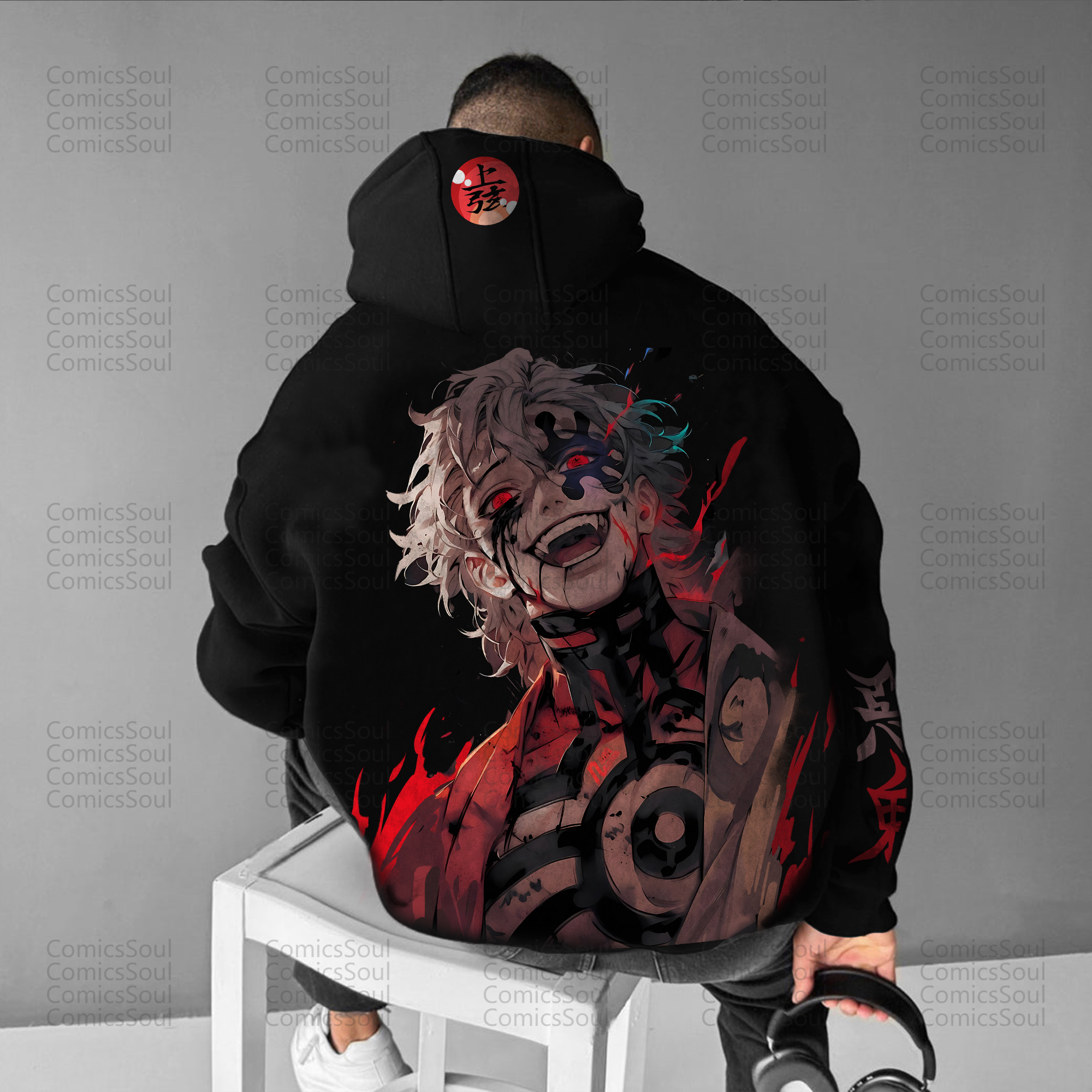 Unisex “ Comicssoul   ” Graphic Streetwear Vintage Hoodie