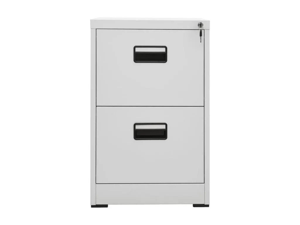 Armario archivador de acero gris 46x62x72.5 cm dhvu02677