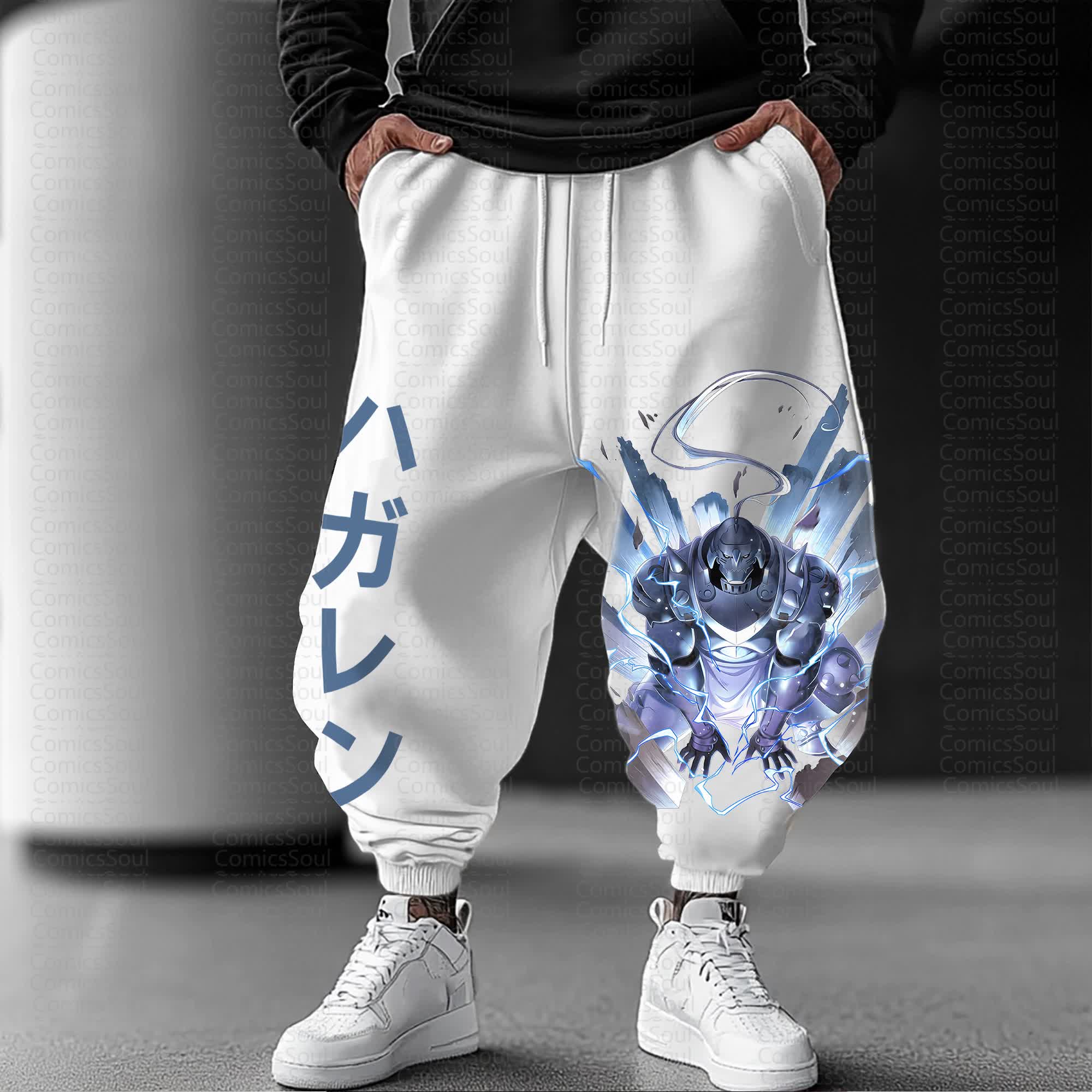 Unisex Anime Inspired Vintage Pants丨Comicssoul