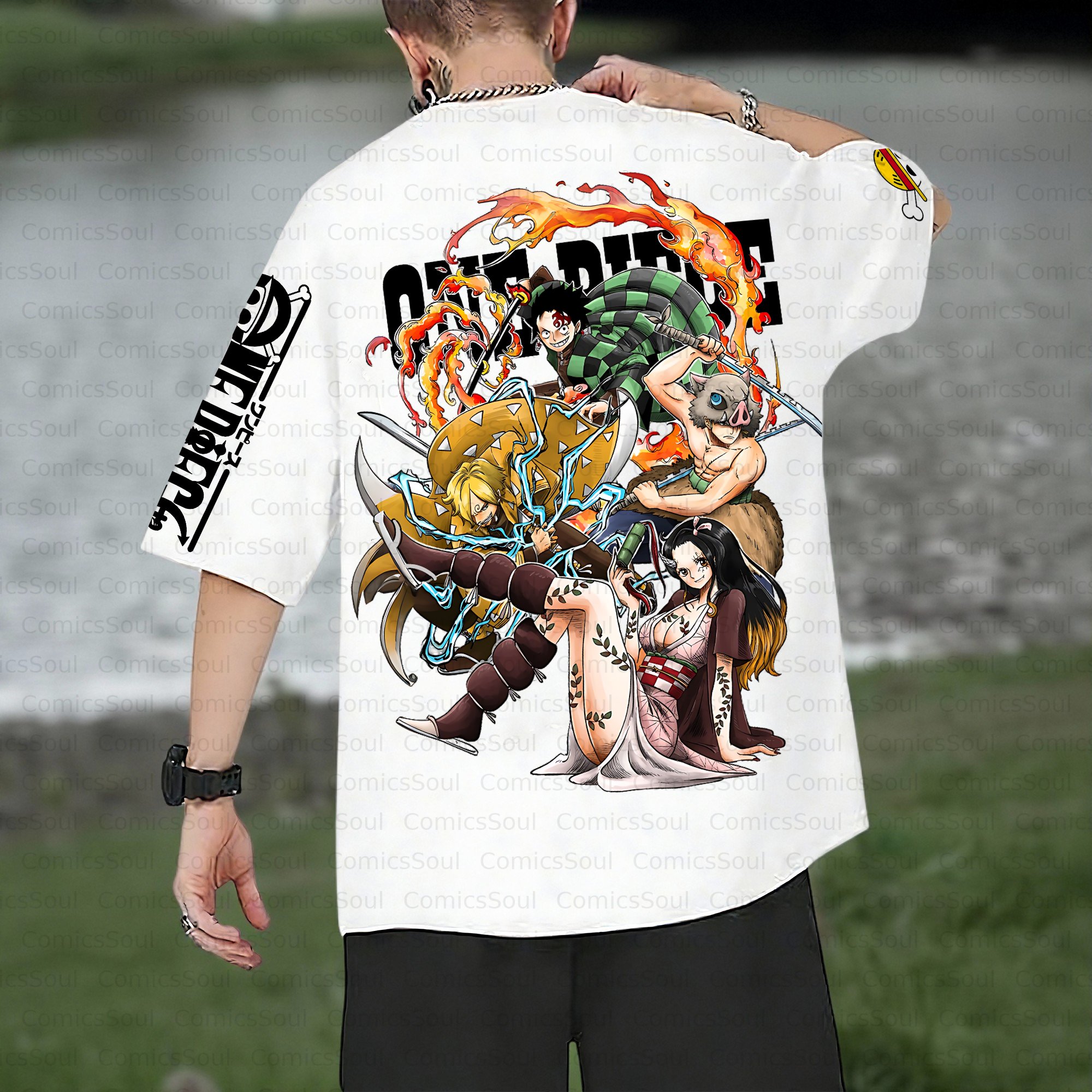 Unisex Anime Inspired Vintage T-Shirt