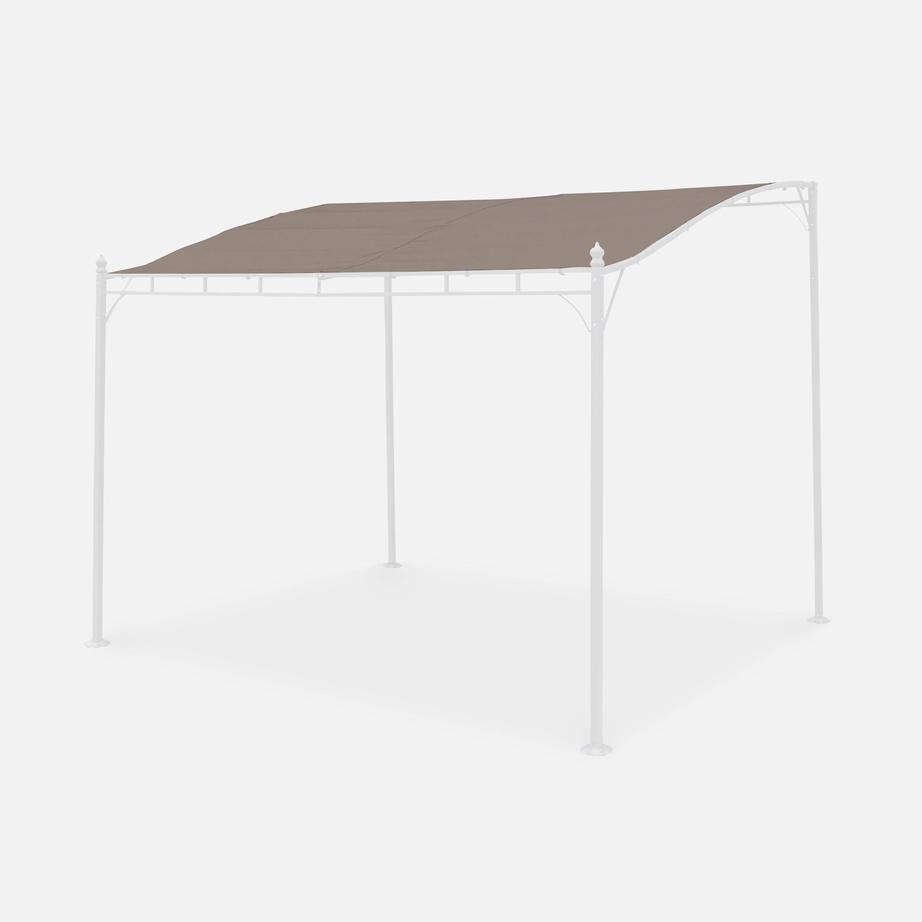 Cubierta para pérgola Brestum - Techo de lona para pérgola Brestum 3x2.5m