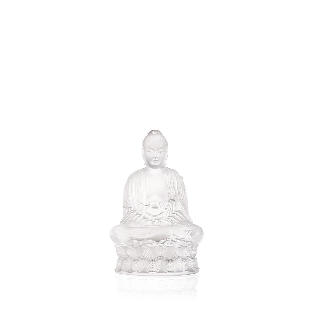 SCULPTURE BOUDDHA PETIT MODÈLE - CRISTAL INCOLORE