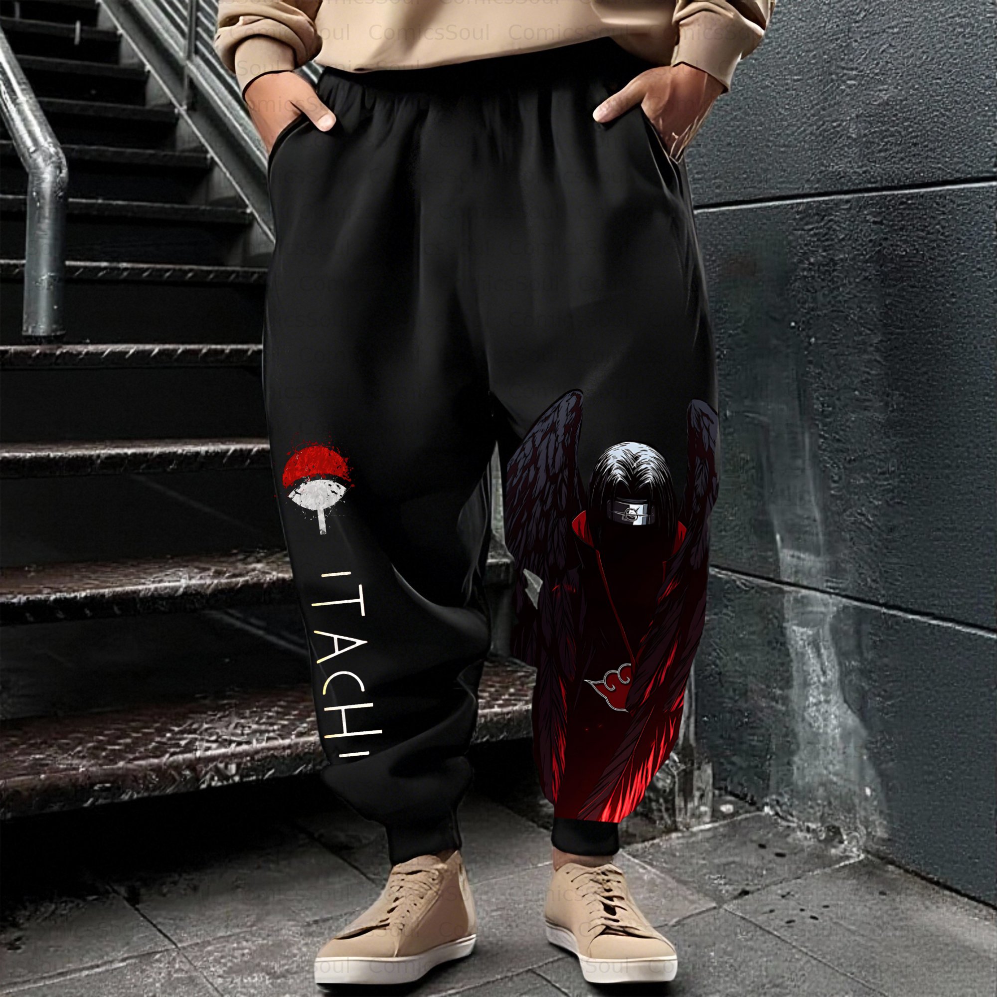Unisex Casual Anime Streetwear Pant