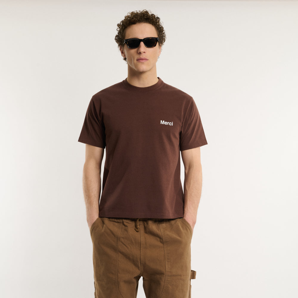 Merci - T-shirt Aurelien - Marron