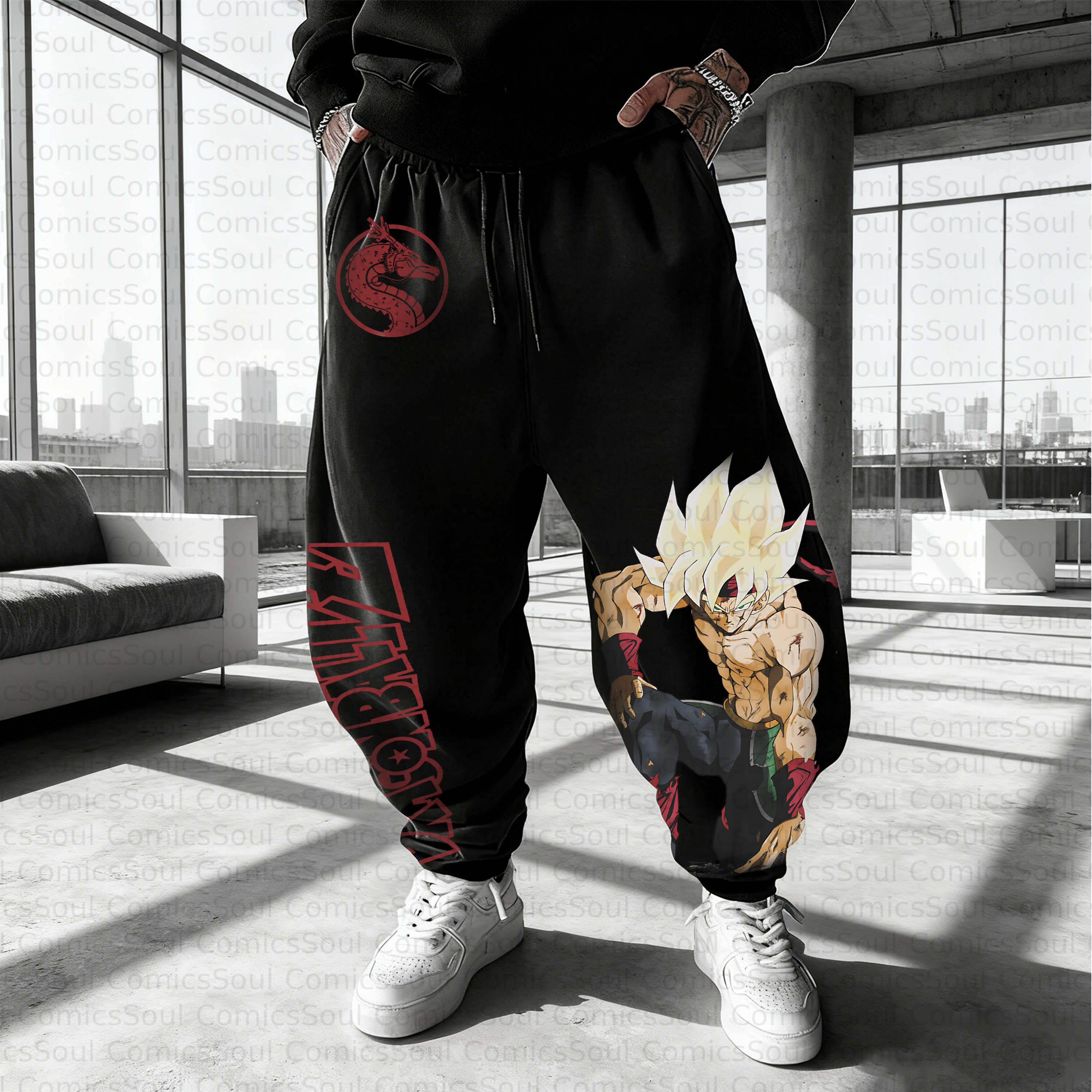 Unisex Casual Anime Streetwear Pant