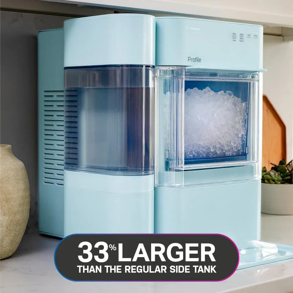 GE Profile Opal 2.0 XL with 1 Gallon Tank Chewable Crunchable Countertop Nugget Ice Maker