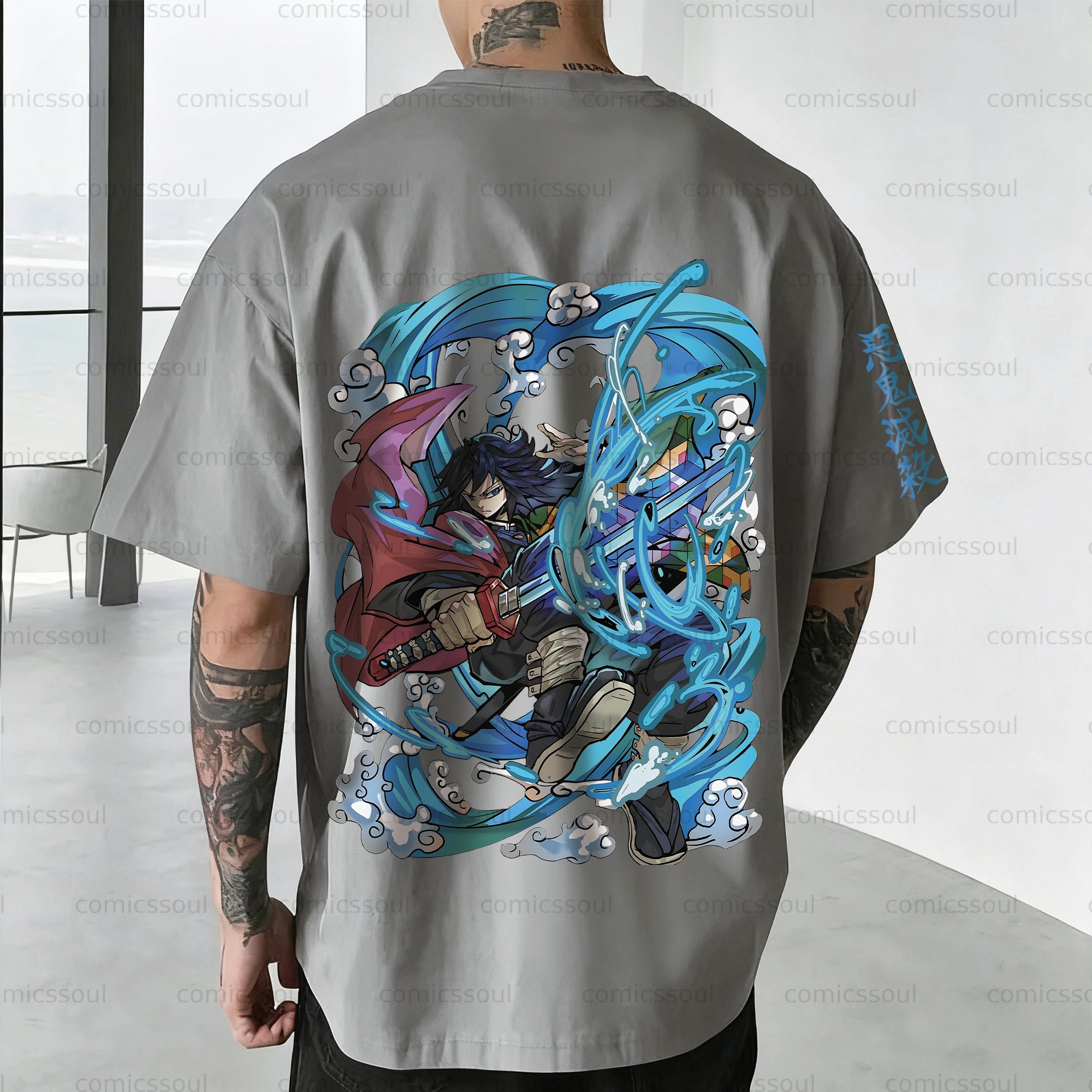 Unisex Anime Inspired Vintage T-Shirt