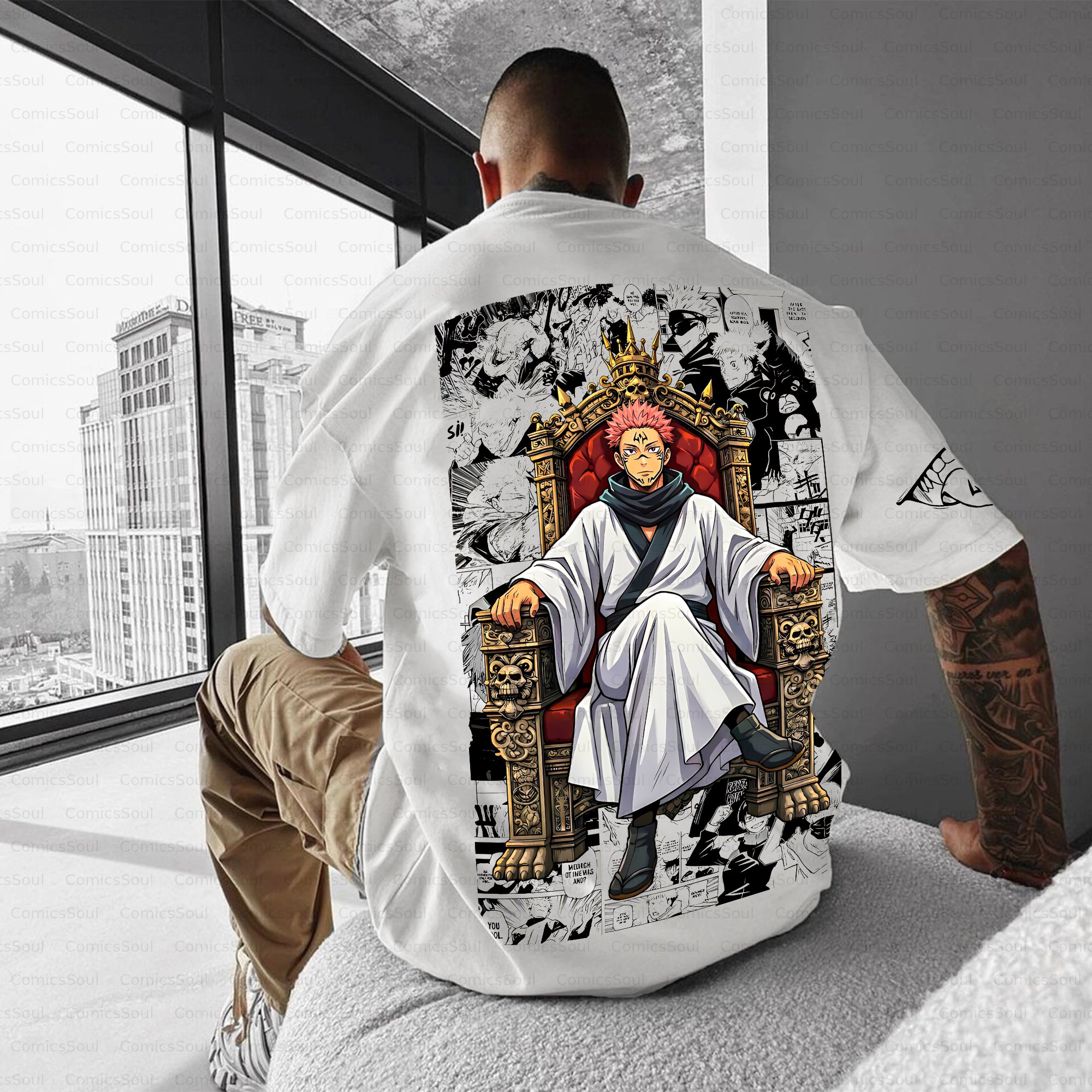 Unisex Anime Inspired Vintage T-Shirt