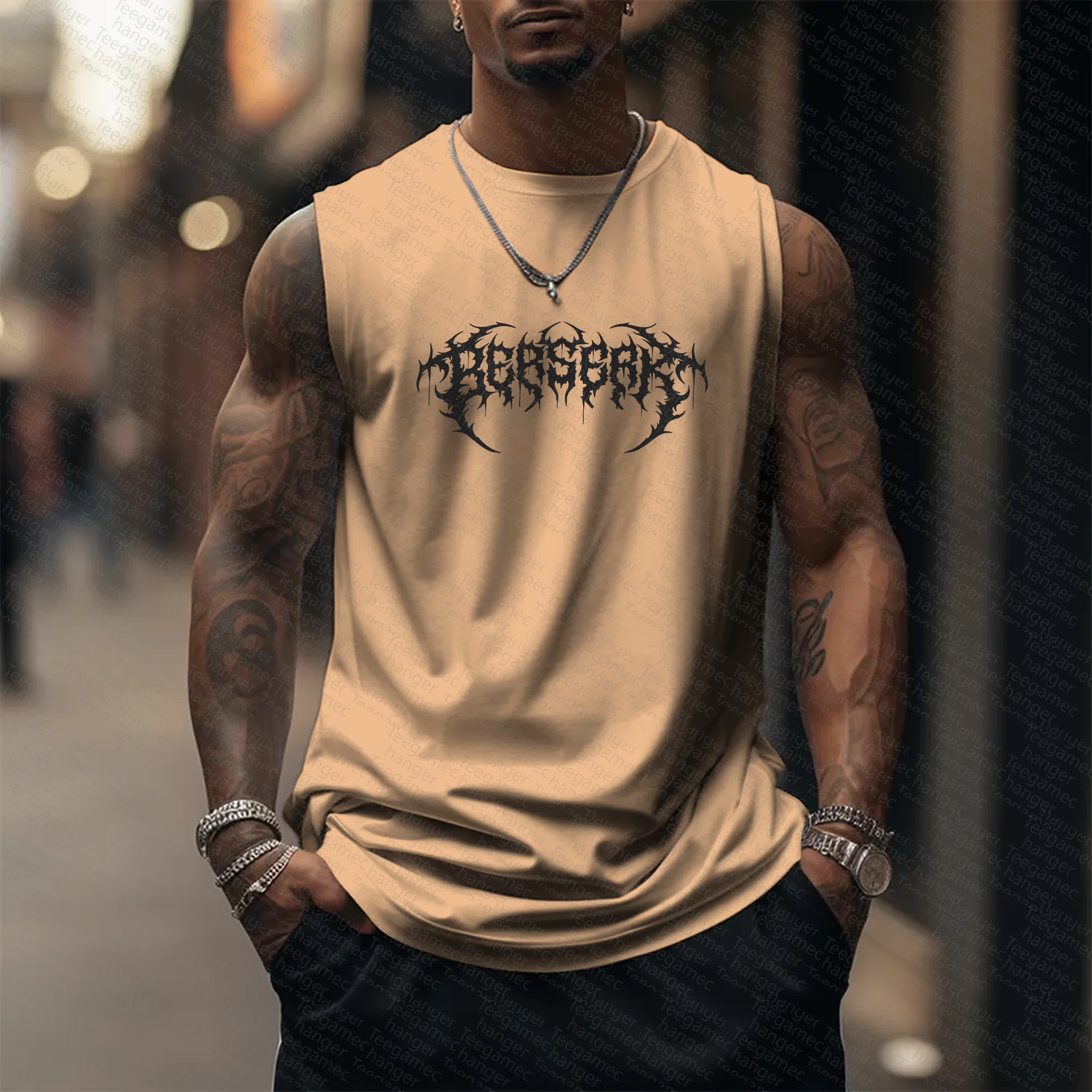 Unisex  “Berserk” Casual Anime  Tank Top TeeThreads Sustain the Scene with Custom Apparel