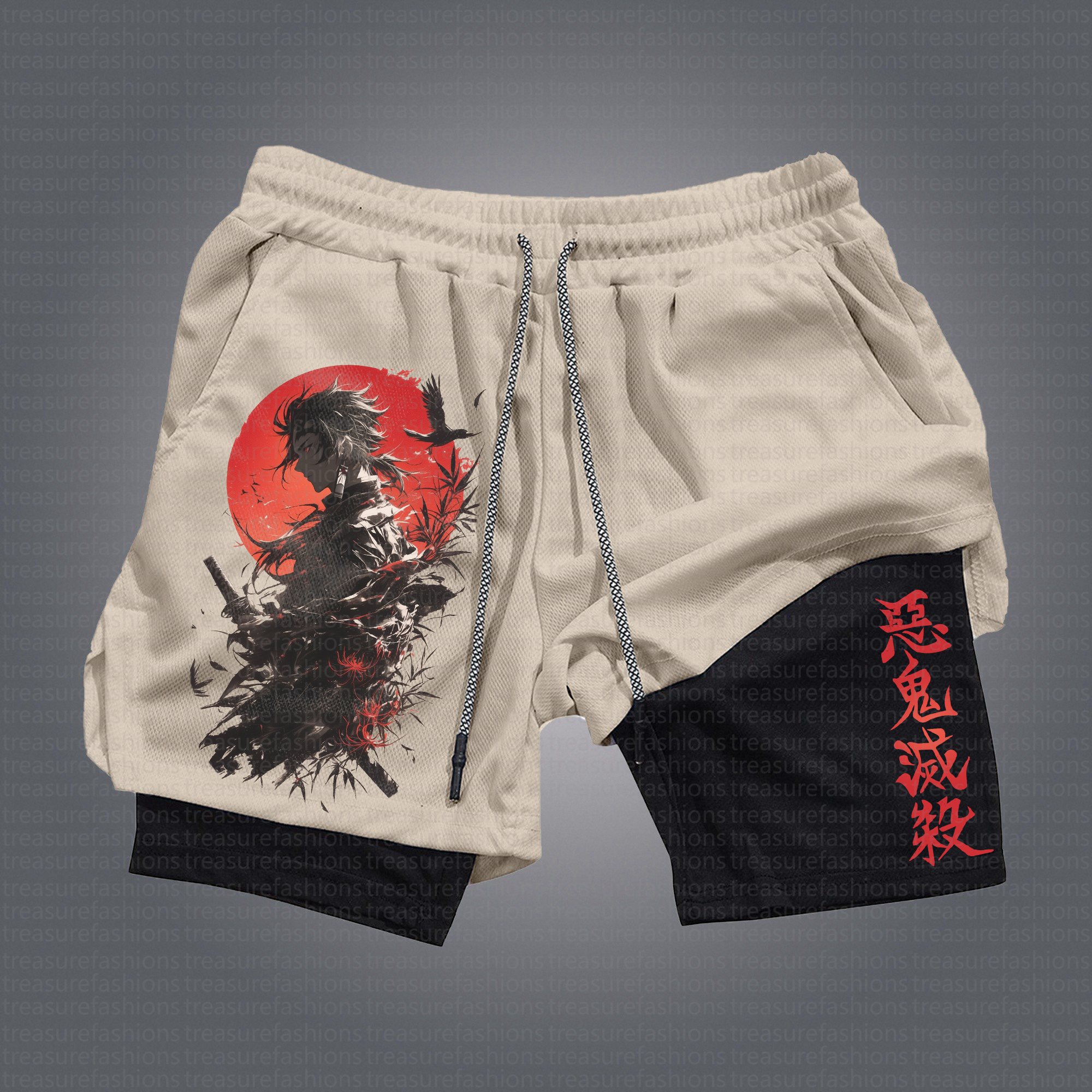 Unisex Casual Anime Streetwear Shorts 丨Comicssoul