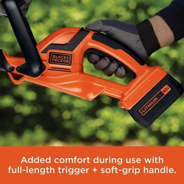 BLACK+DECKER 40V MAX* Cordless Hedge Trimmer, 24-Inch, (LHT2436) - Image 9