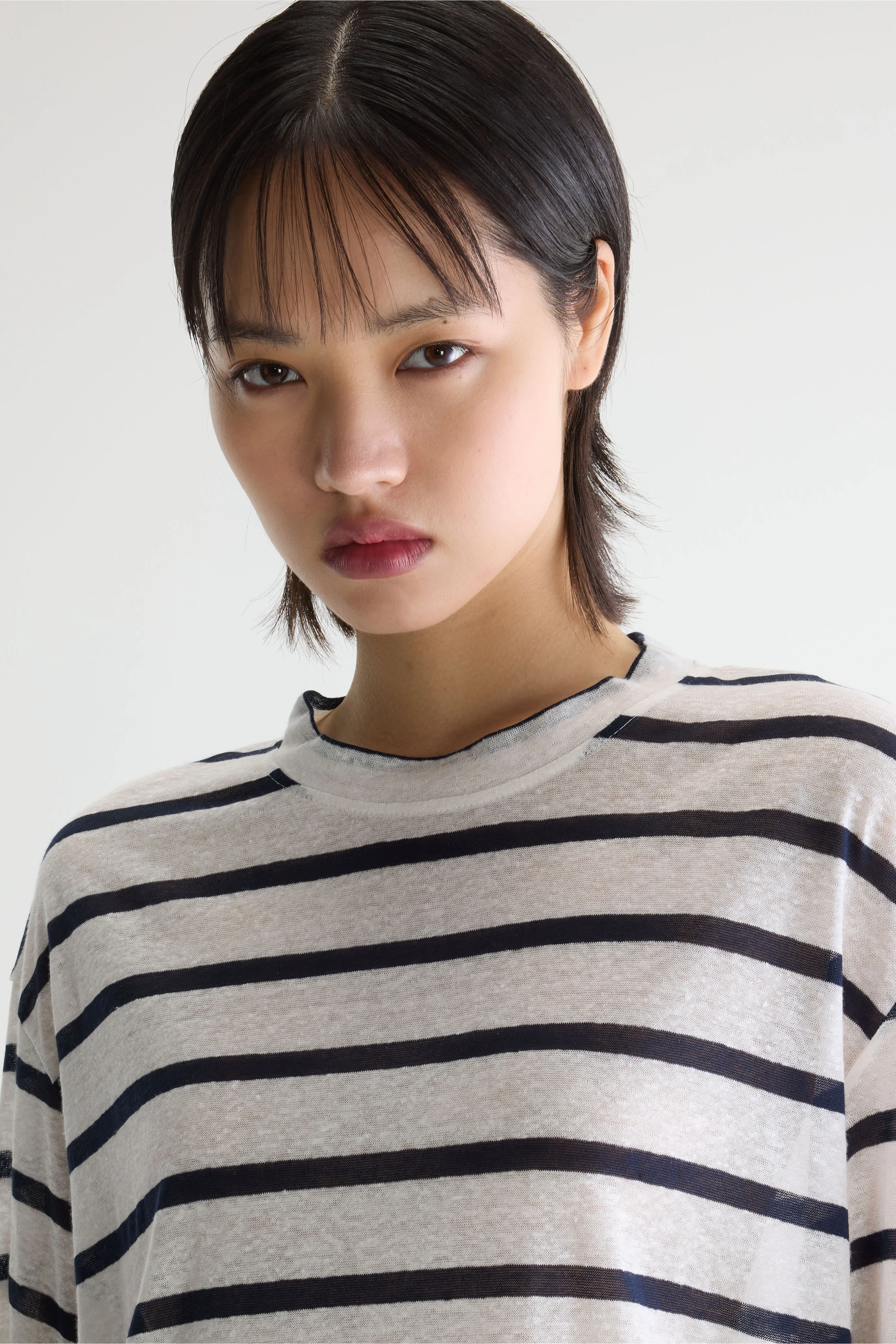Bellerose Vydel short-sleeve t-shirt (261 / W / STRIPE B)