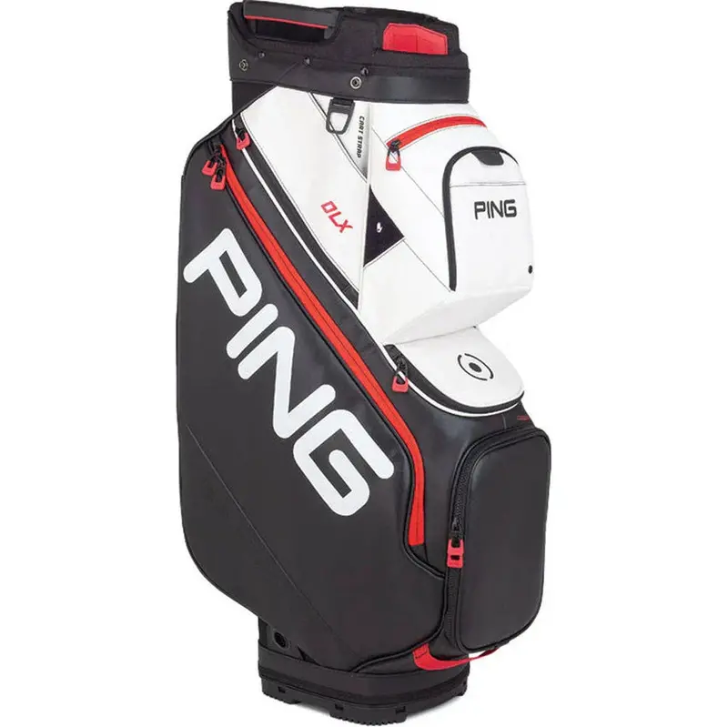 PING DLX Cart Bag, White, 15-Way Top, 15 Pockets - DLX - Image 6 PING DLX Cart Bag, White, 15-Way Top, 15 Pockets - DLX - Image 6