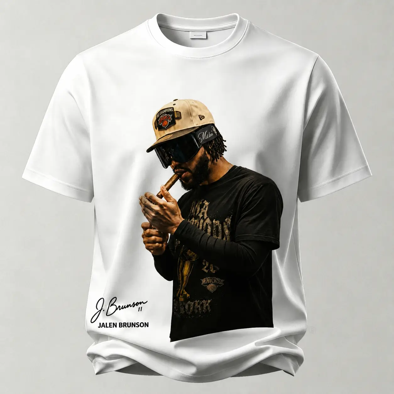 Celebration with Cigar Printed Unisex Oversized T-shirt