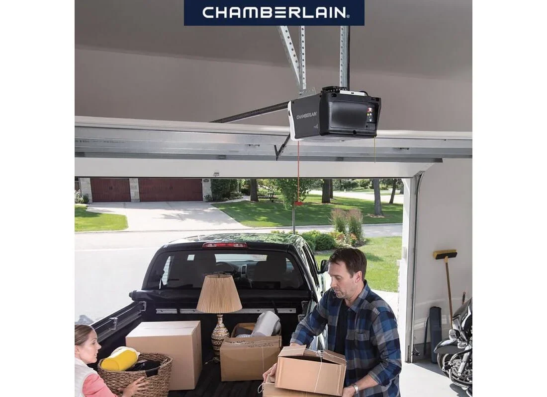 Chamberlain 0.5 HP Chain Drive Smart Garage Door Opener With 7 ft Rail - C2212T - Image 11 Chamberlain 0.5 HP Chain Drive Smart Garage Door Opener With 7 ft Rail - C2212T - Image 11