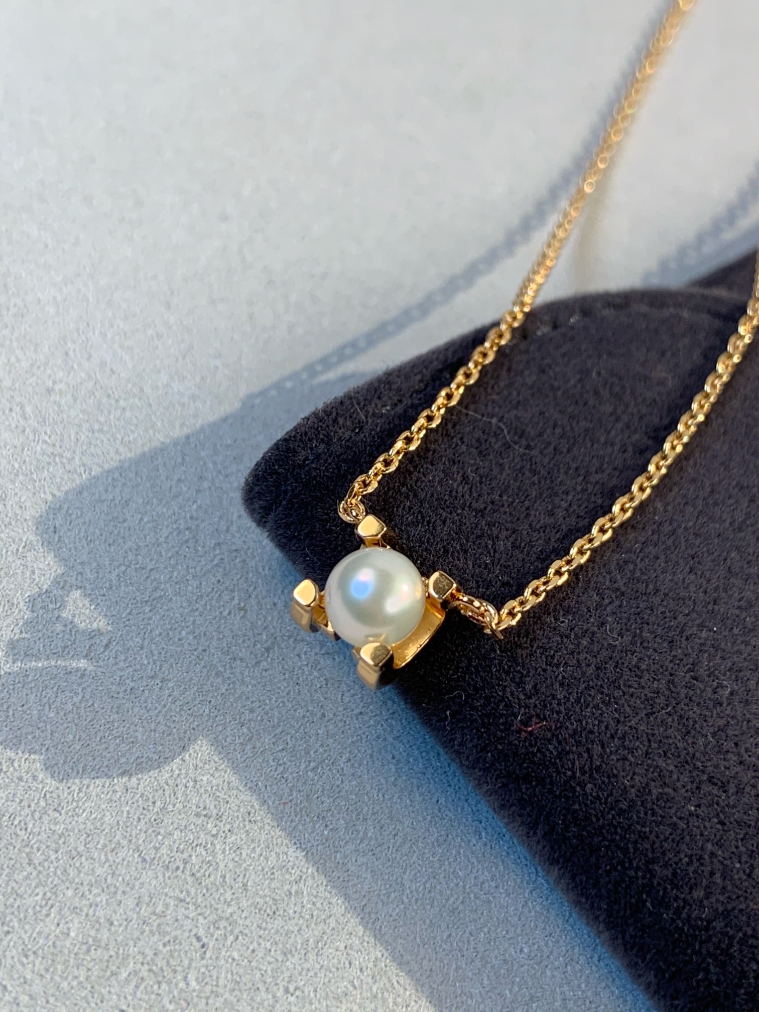 Cartier Enhancer Pearl Pendant Necklace - Rose Gold Color - Original Replica Club