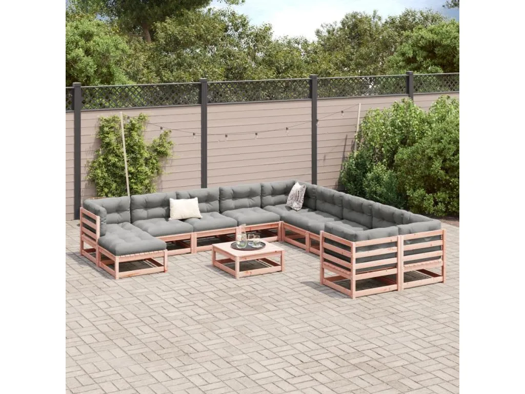Juego de sofás de jardín 12 pzas Micasacool maciza de Micasacool
