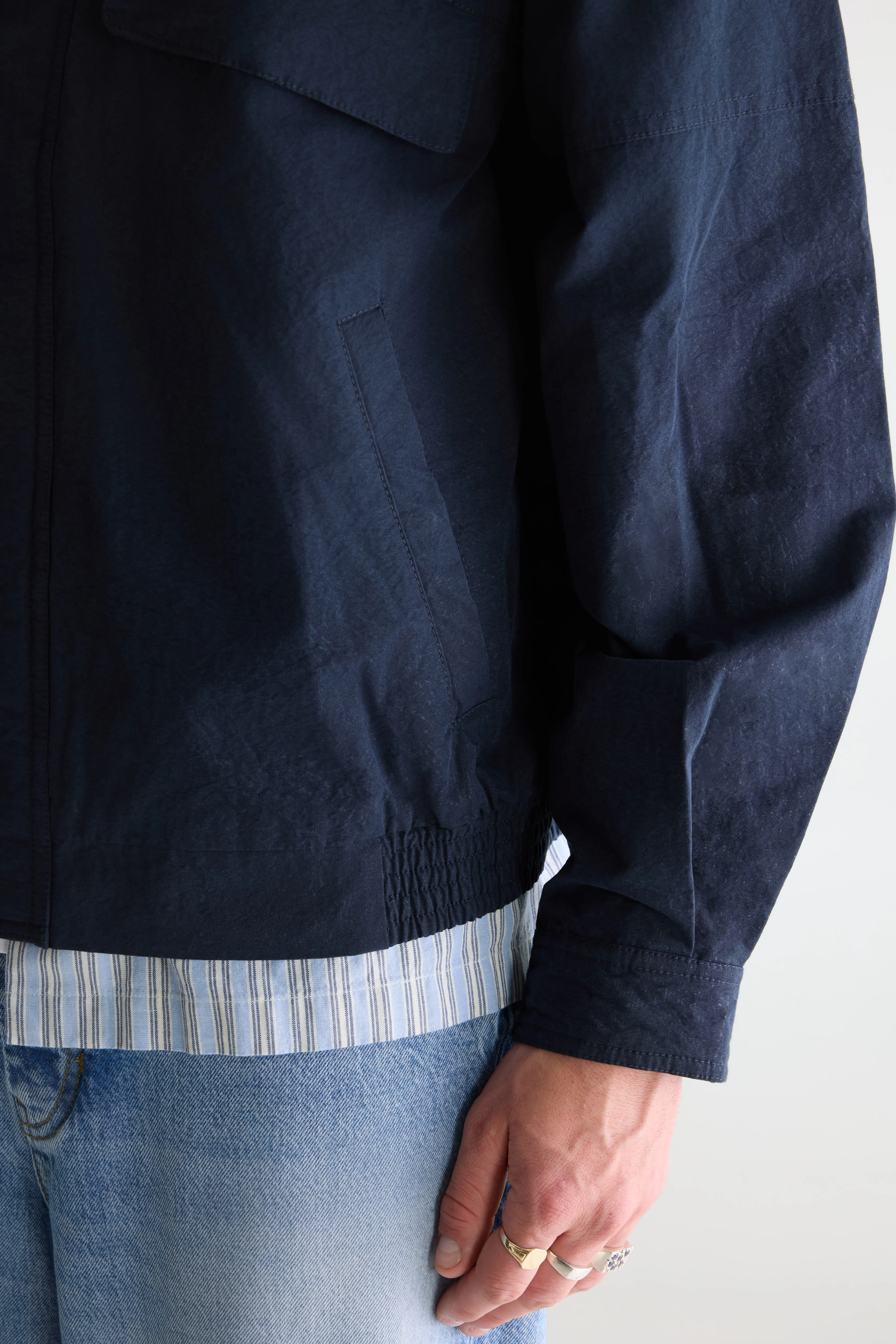 Bellerose Jabon relaxed jacket  (261 / M / NAVY)