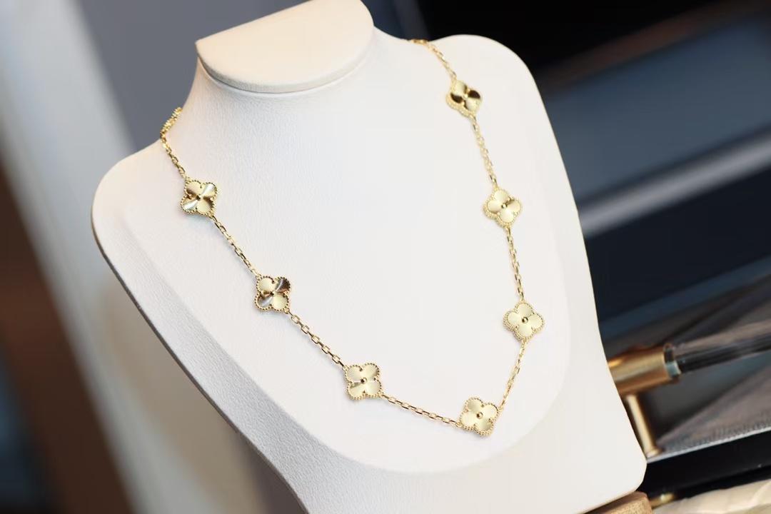 VCA Vintage Alhambra Necklace, 10 Motifs - Original Replica Club
