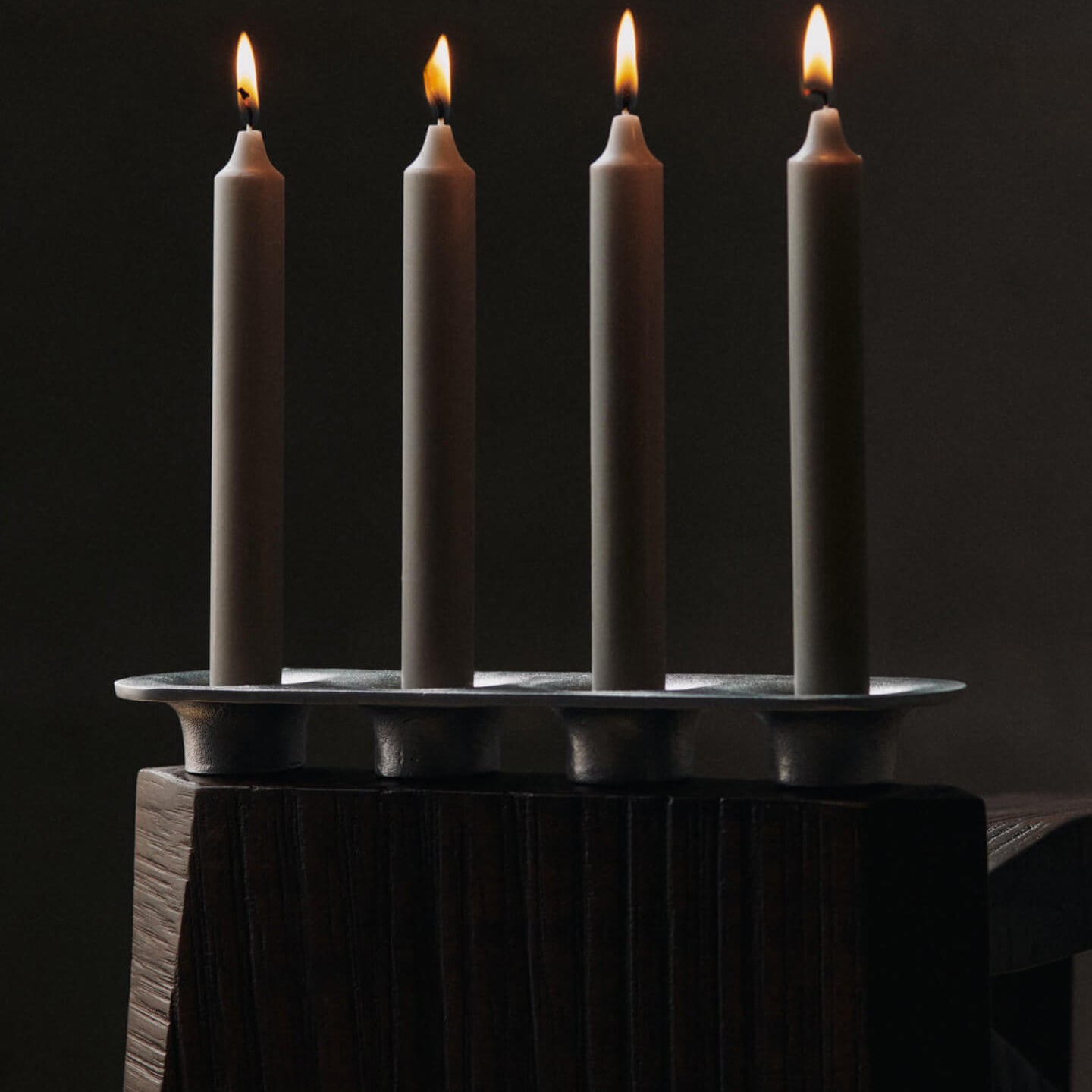 Ferm Living Soothe Kandelaar - Aluminium