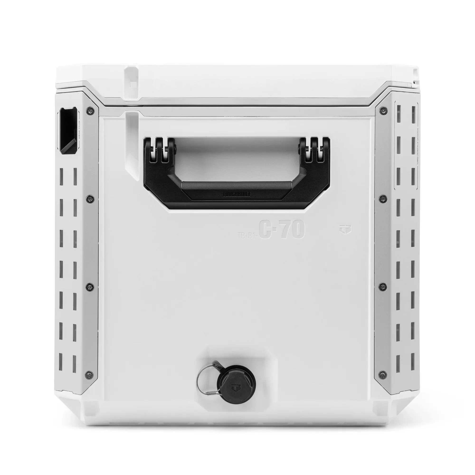 ToughBuilt StackTech Compact Cooler 16 Quart Hard Shell Ice Chest, White - Image 14 ToughBuilt StackTech Compact Cooler 16 Quart Hard Shell Ice Chest, White - Image 14