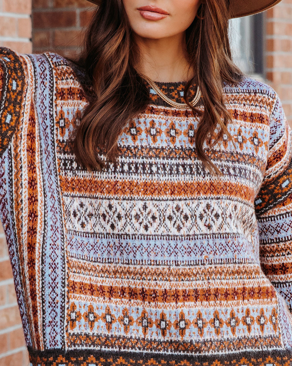Annette Woven Pullover Sweater - Se7enfashion