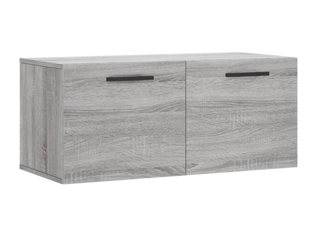 Lluesmamuebles Armario de pared Lluesmamuebles de ingeniería gris Lluesmamuebles 80x36.5x35 cm