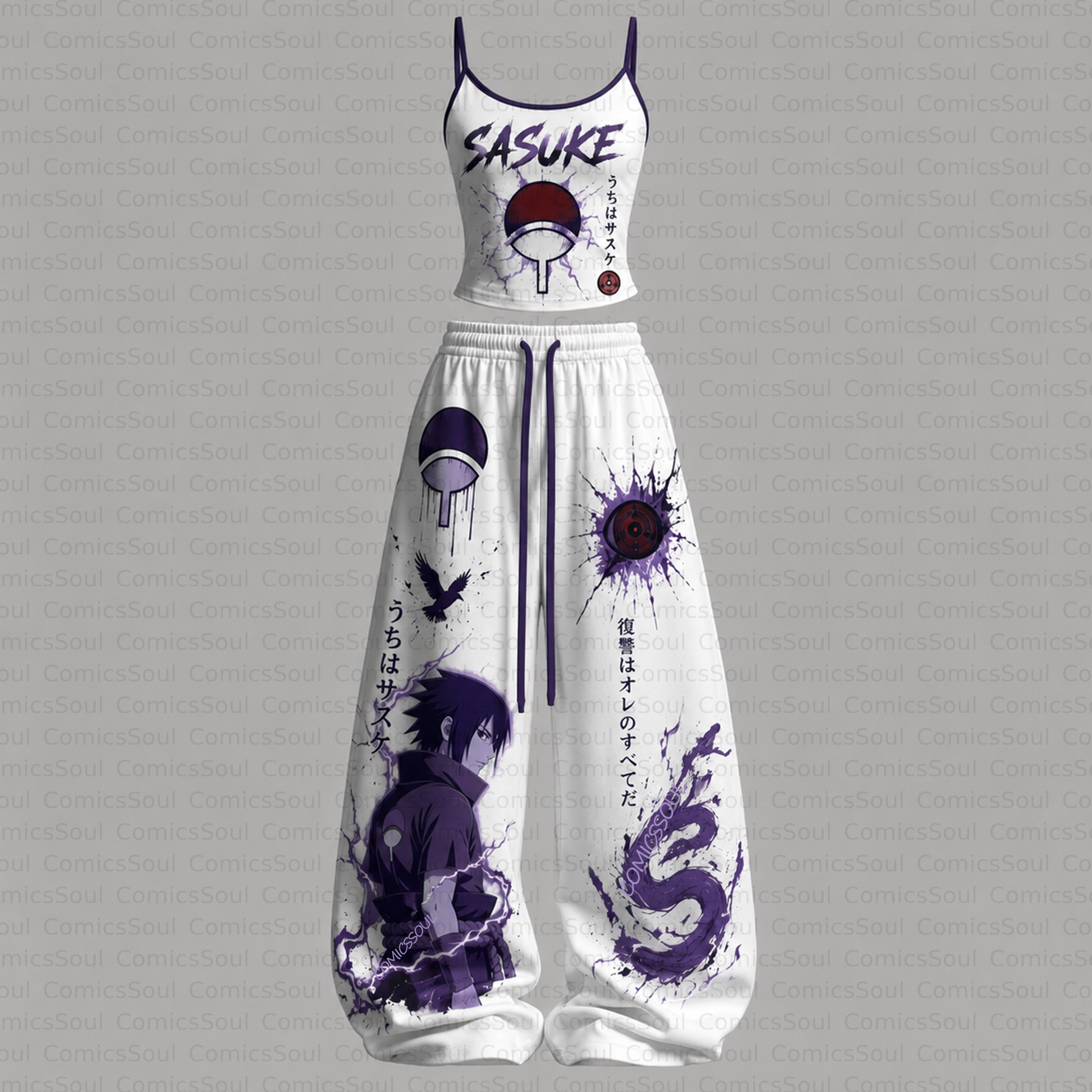 NARUTO Top & Elasticated Trousers Two-Piece Set