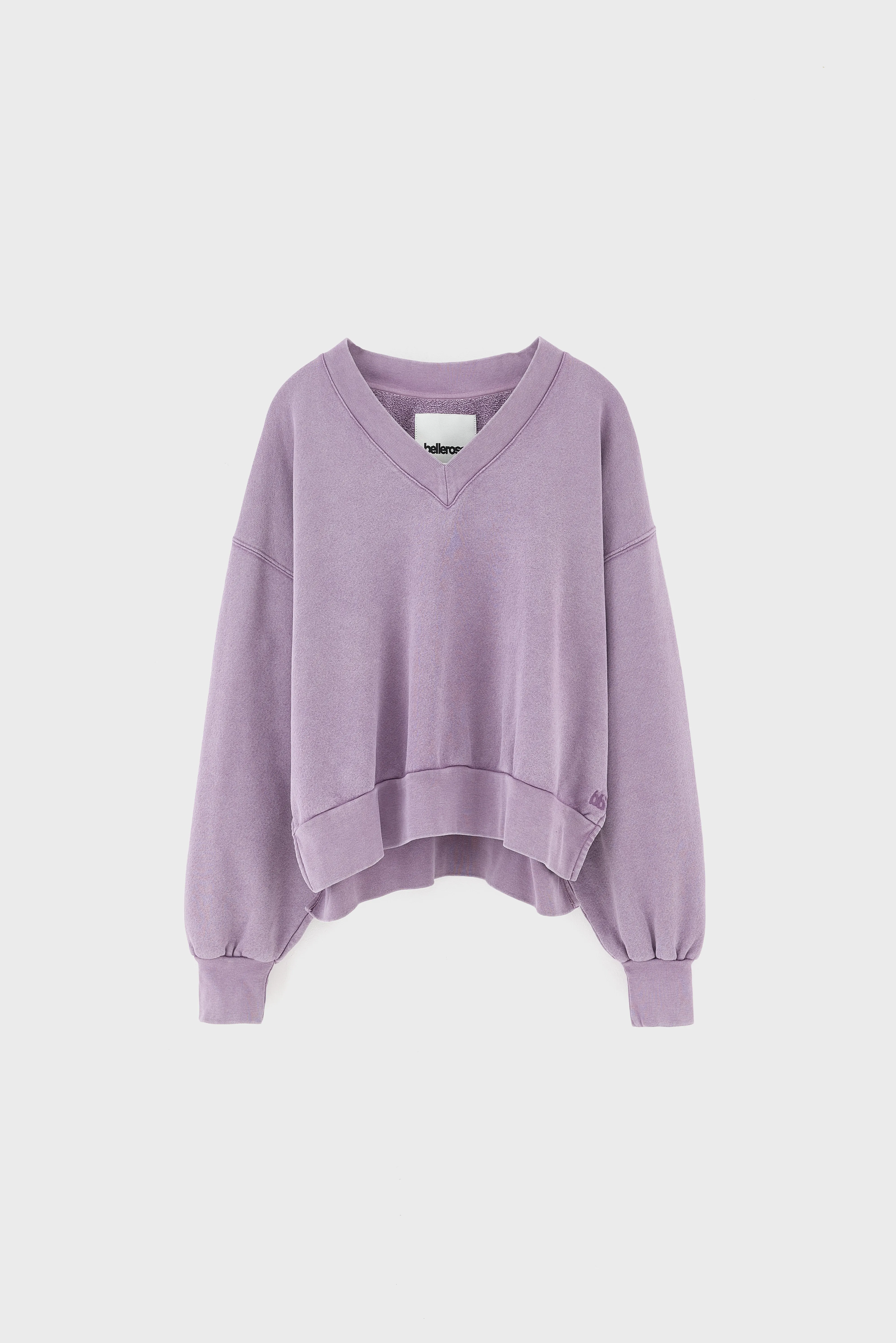 Bellerose Varola v-neck sweatshirt (261 / W / CROCUS)