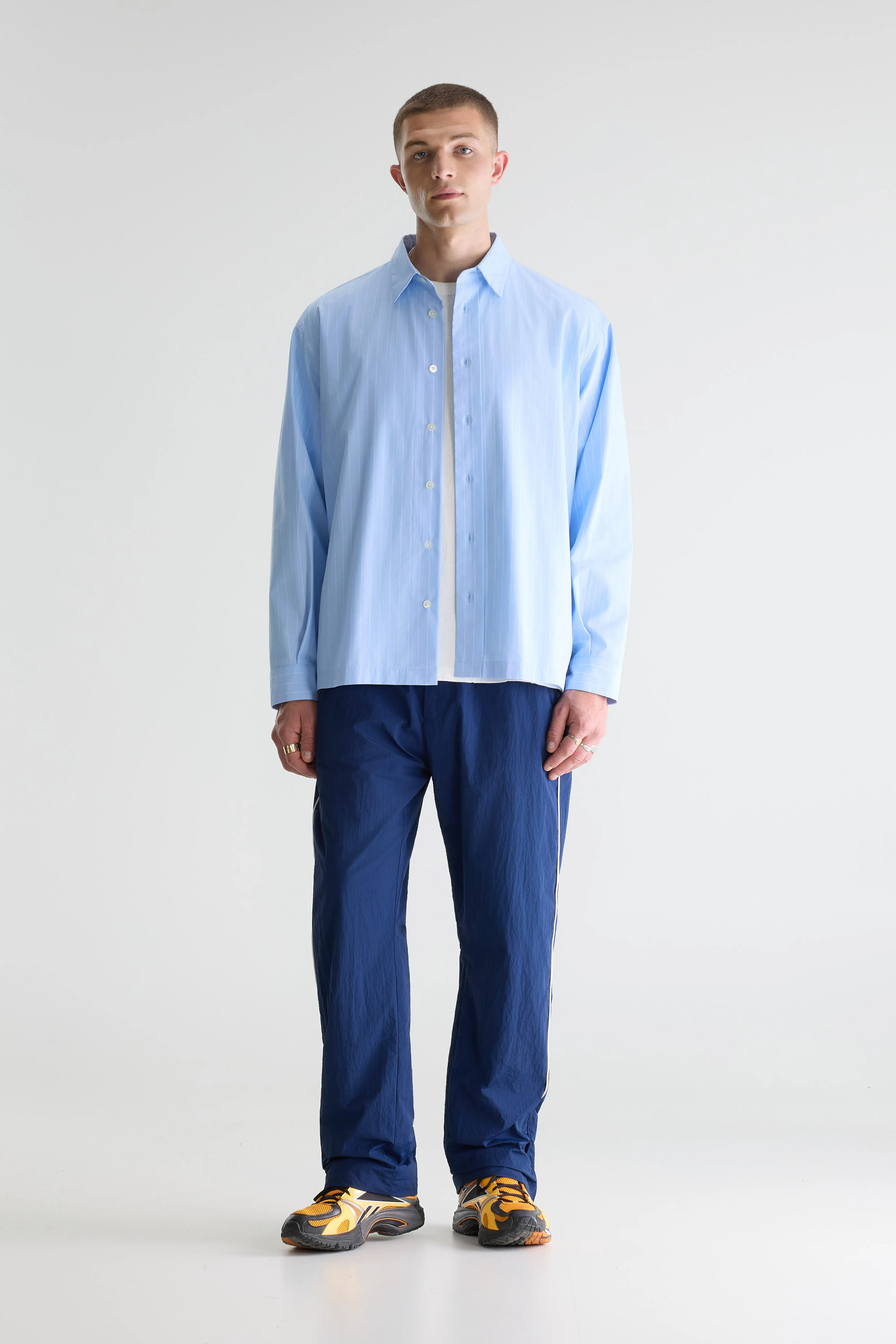 Bellerose Flippy striped poplin shirt (261 / M / STRIPE B)