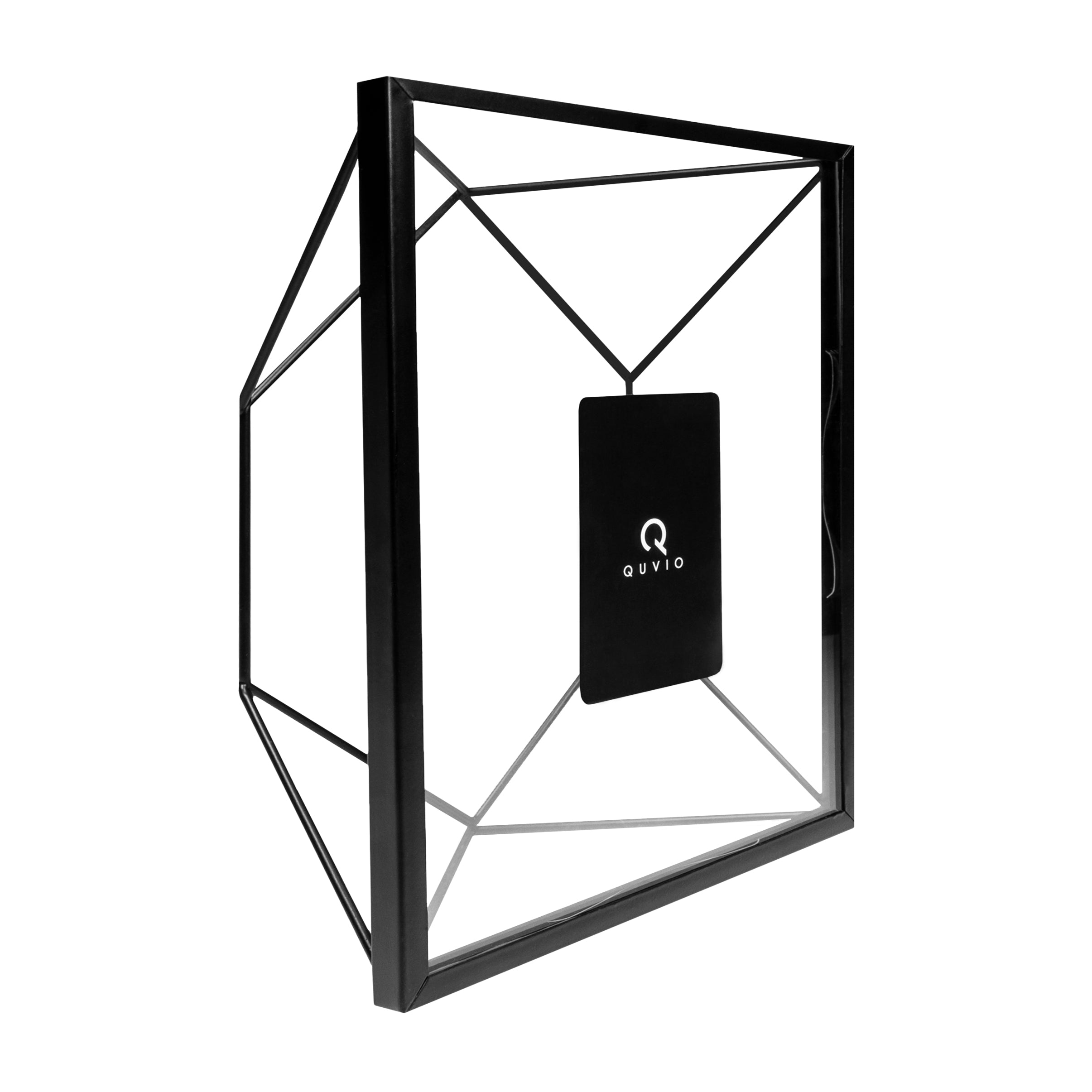 QUVIO Fotolijst hexagon staal 15 x 20.5cm - Zwart