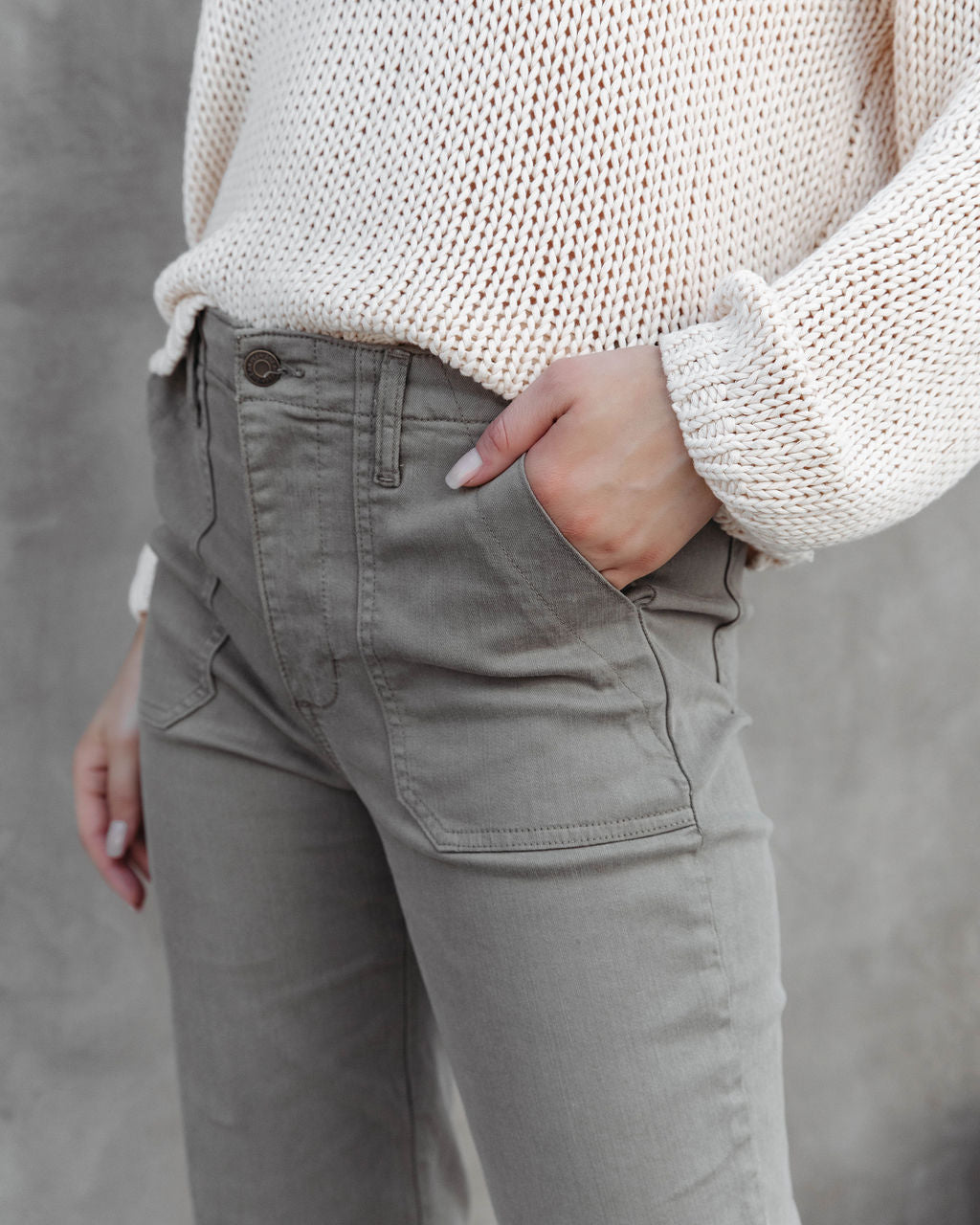 Christopher Utility Pants - Olive - Se7enfashion