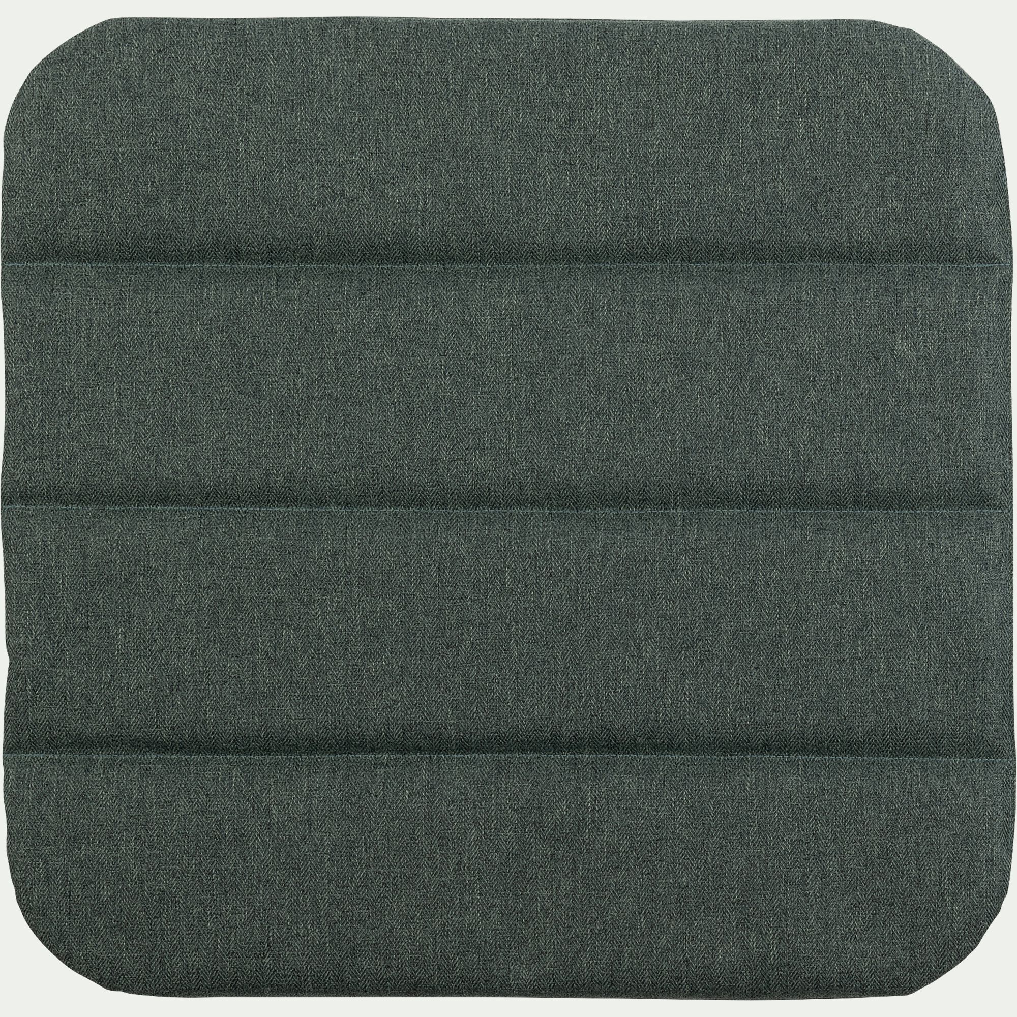 KIKO - Galette de chaise indoor & outdoor en tissu déperlant - vert cèdre