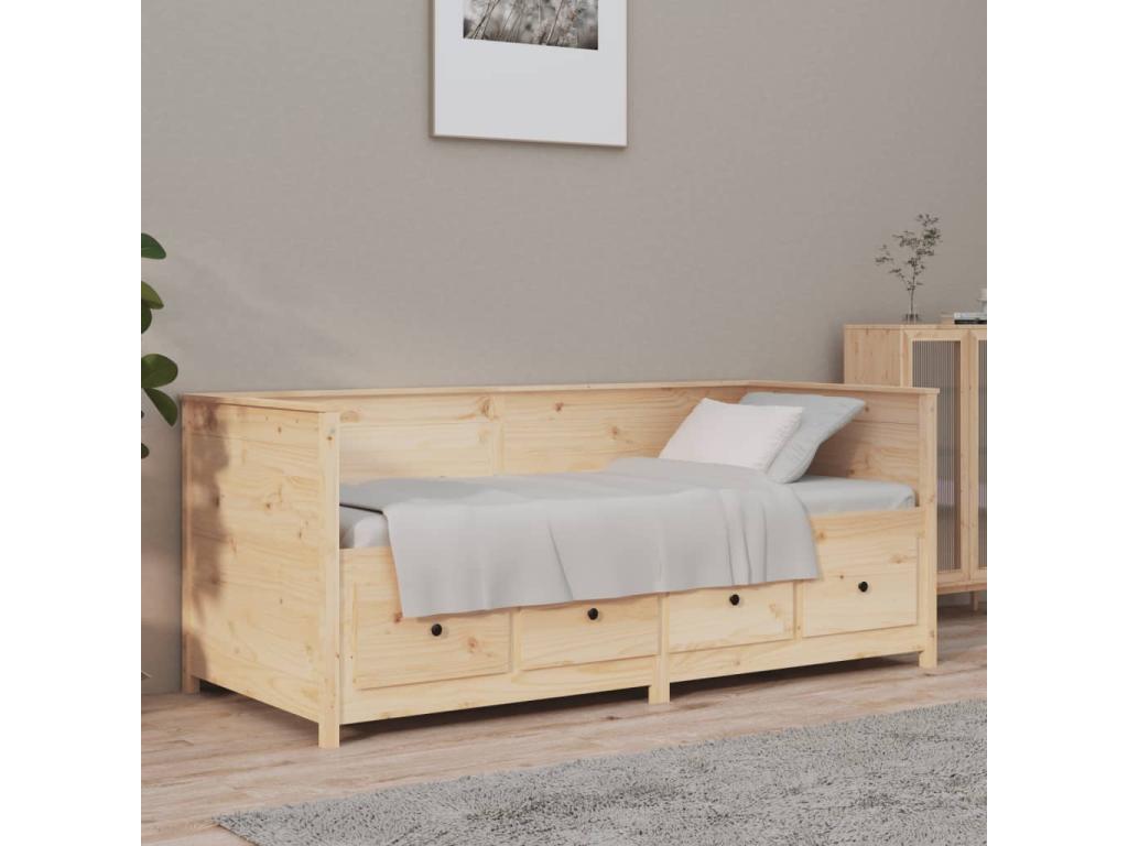 DiváMueblescolor sin colchón 100x200 cm madera maciza de pino
