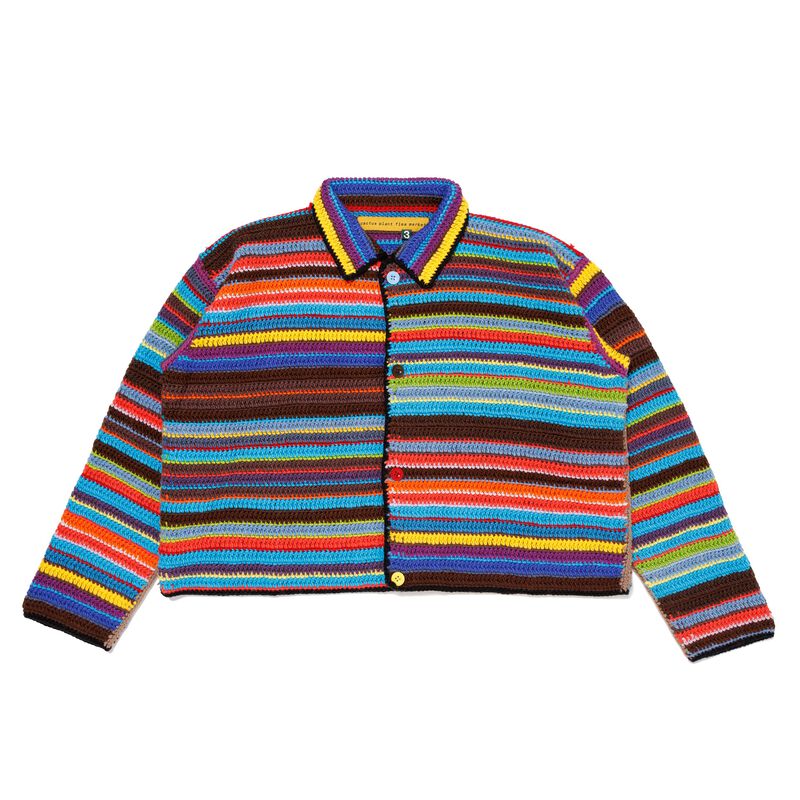 HUMAN MADE CPFM CROCHET KNIT CARDIGAN