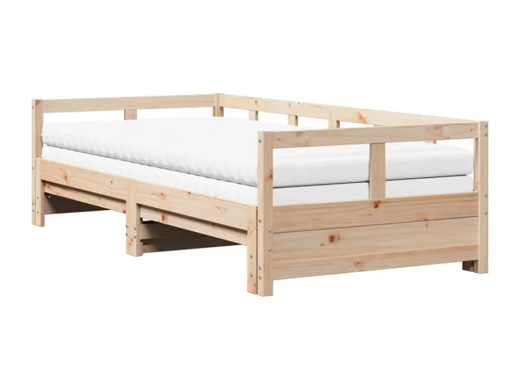 Sofá cama Alkifurniturees con colchones Alkifurniturees maciza de Alkifurniturees 90x200 cm EAJX24145