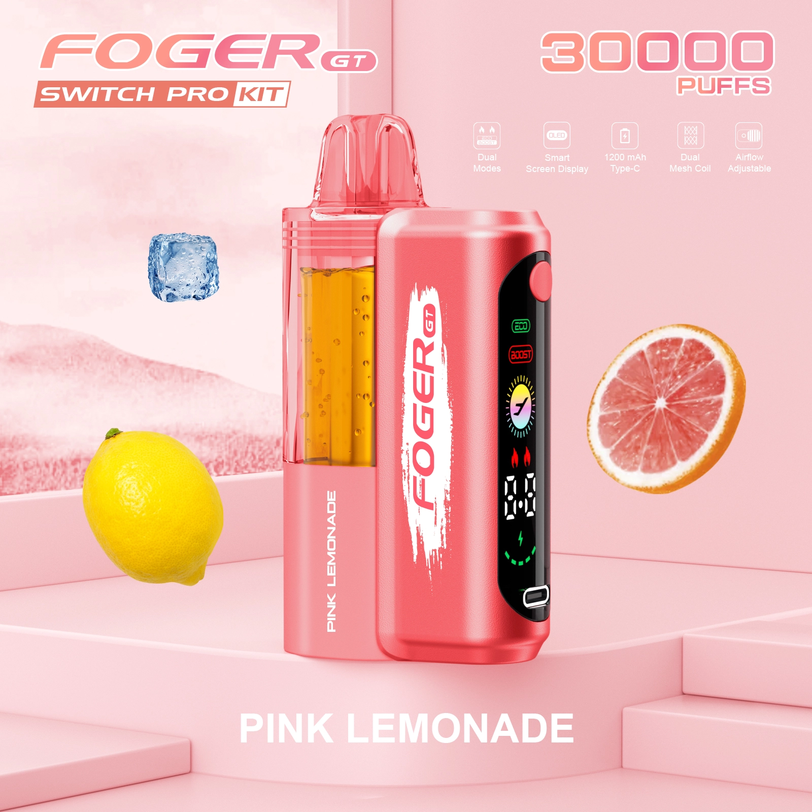 Foger GT 30000 Puffs Disposable Vape Pod Kit - 5 Pack