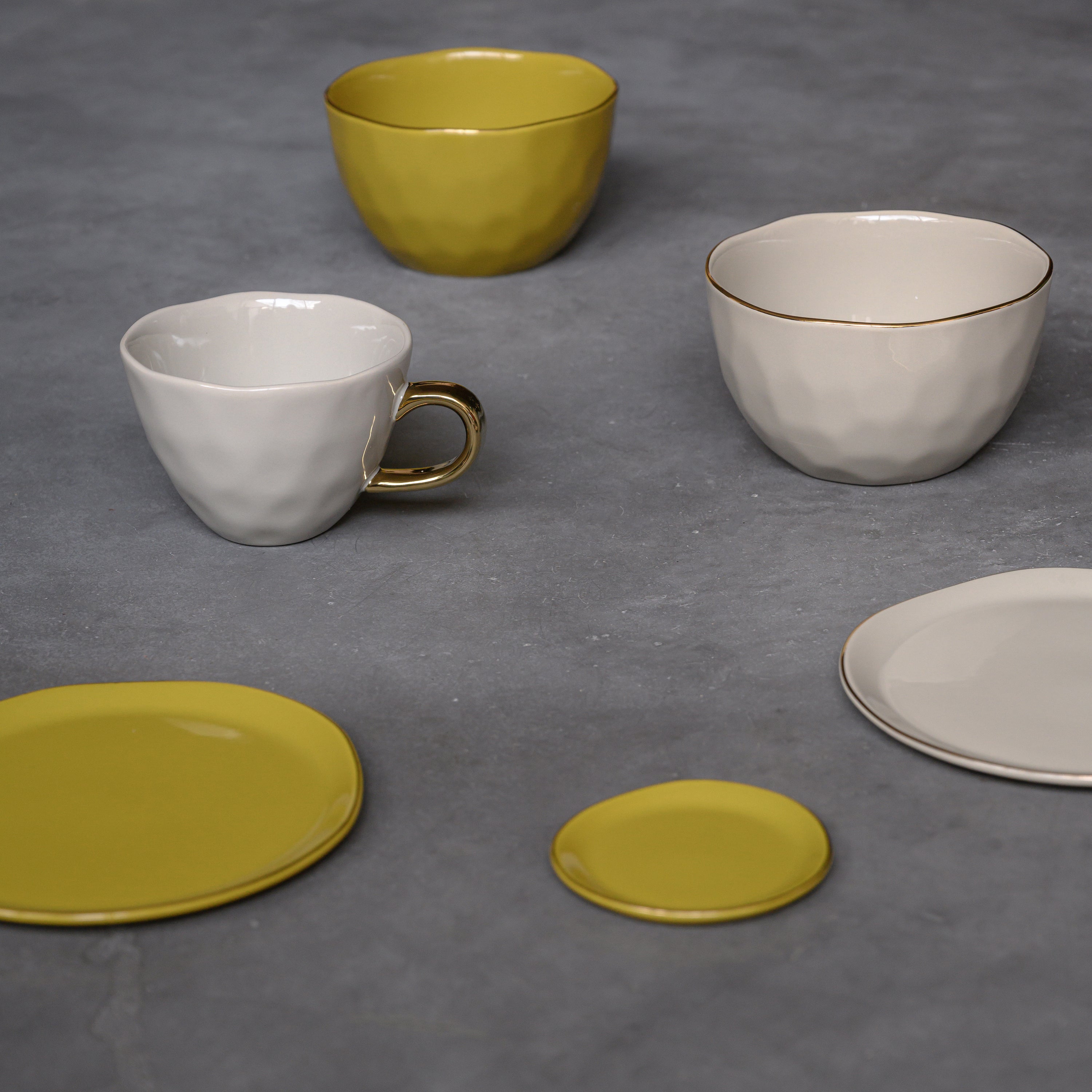 Urban Nature Culture Good Morning Gebaksbord - Amber Green - 4 st.