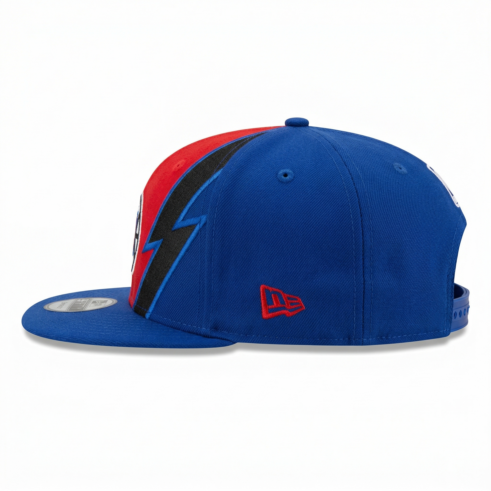 Los Angeles Clippers Split-Color Lightning Snapback Cap - SEVEN HATS - SEVEN HATS