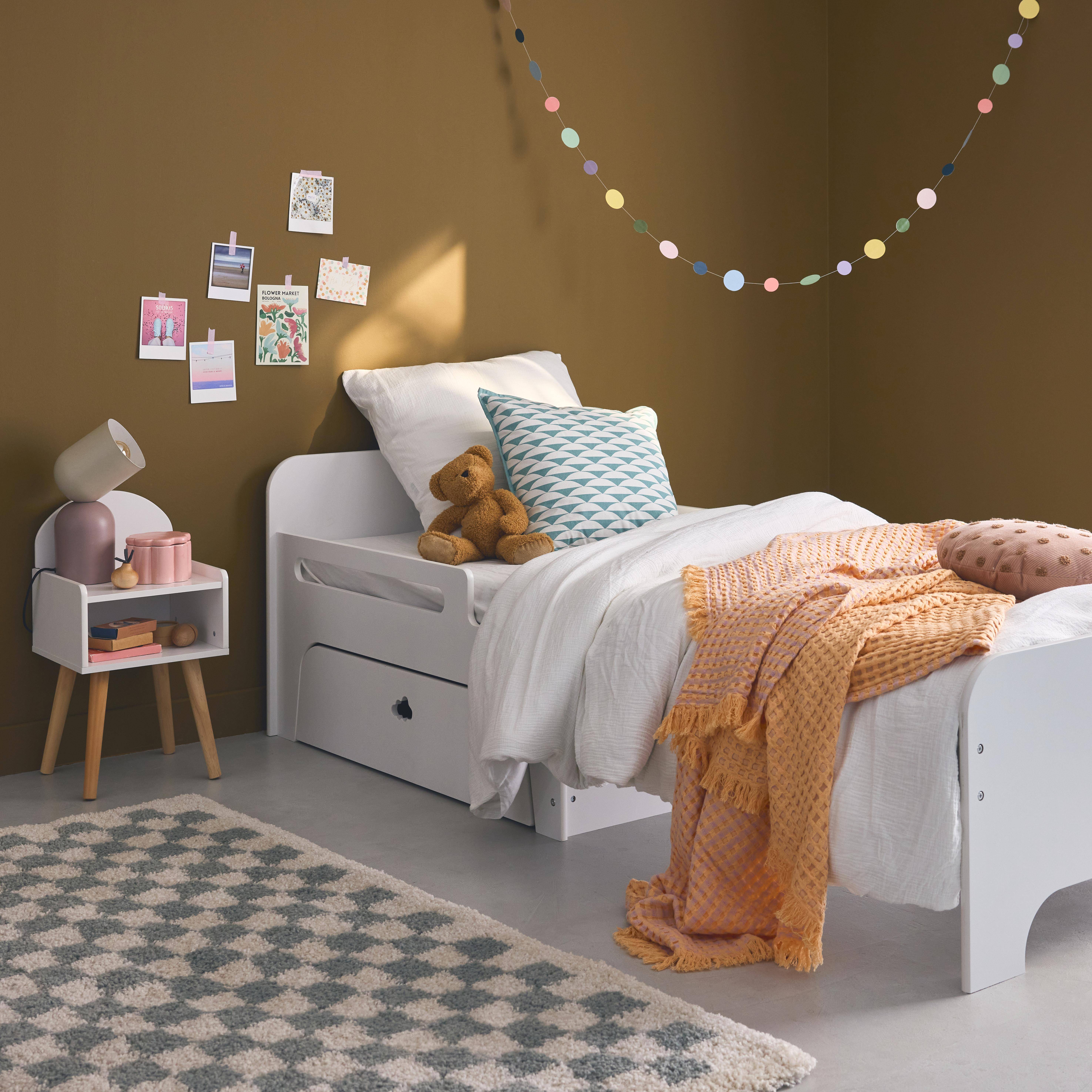Nephos - Cama infantil convertible con cajón