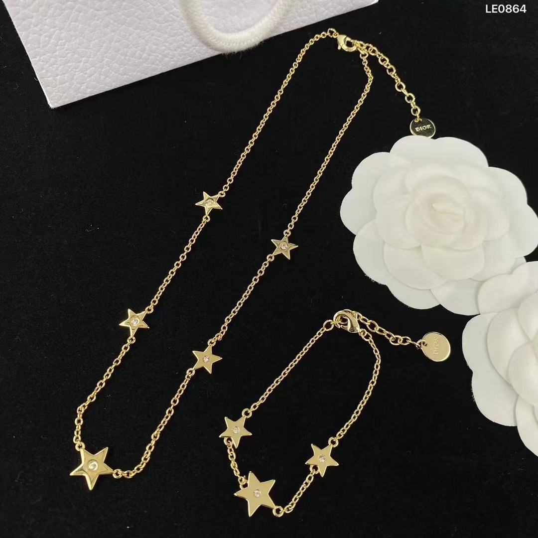 Dior Stars Necklace and Bracelet - Original Replica Club