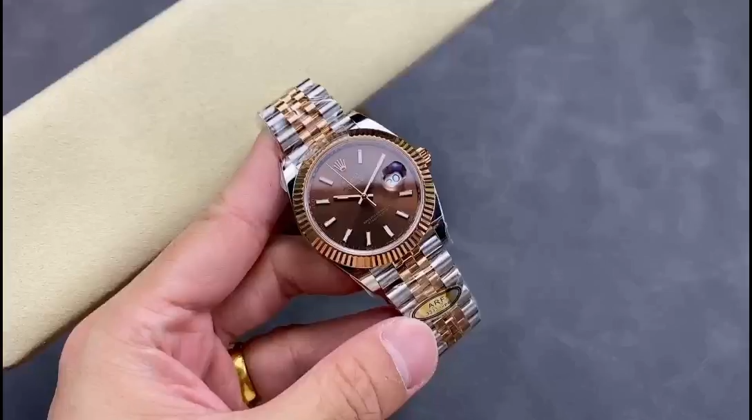 Rolex Datejust Automatic Rose Gold & Steel Watch m126331 0002
