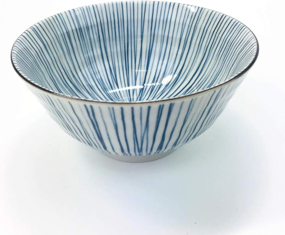Japanese Mino Ware Chawan 5.0 inches Rice Bowls 5 patterns with Gift Box set, ceramic mino yaki