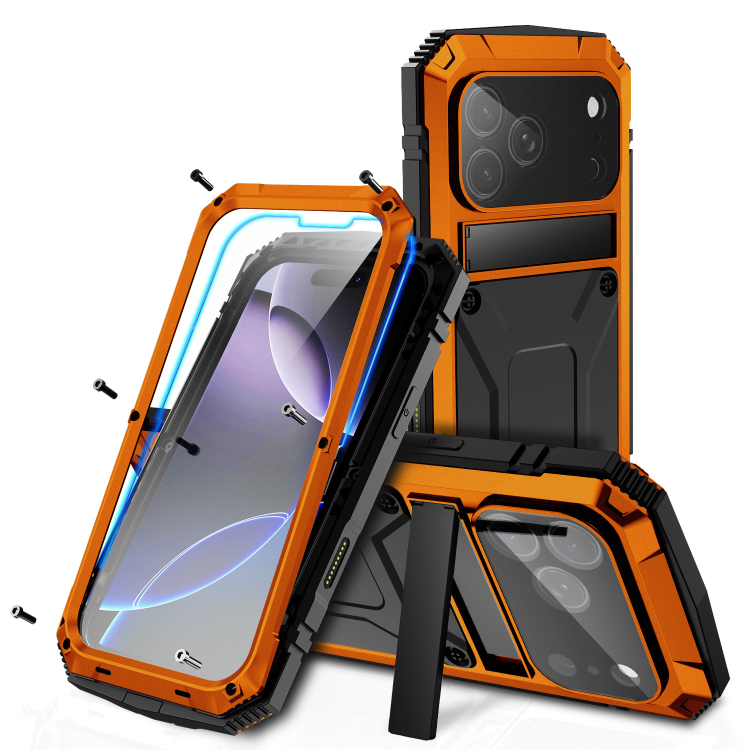 Tough as Nails: iPhone 17 Pro Max Metal Shockproof Case 🛡️